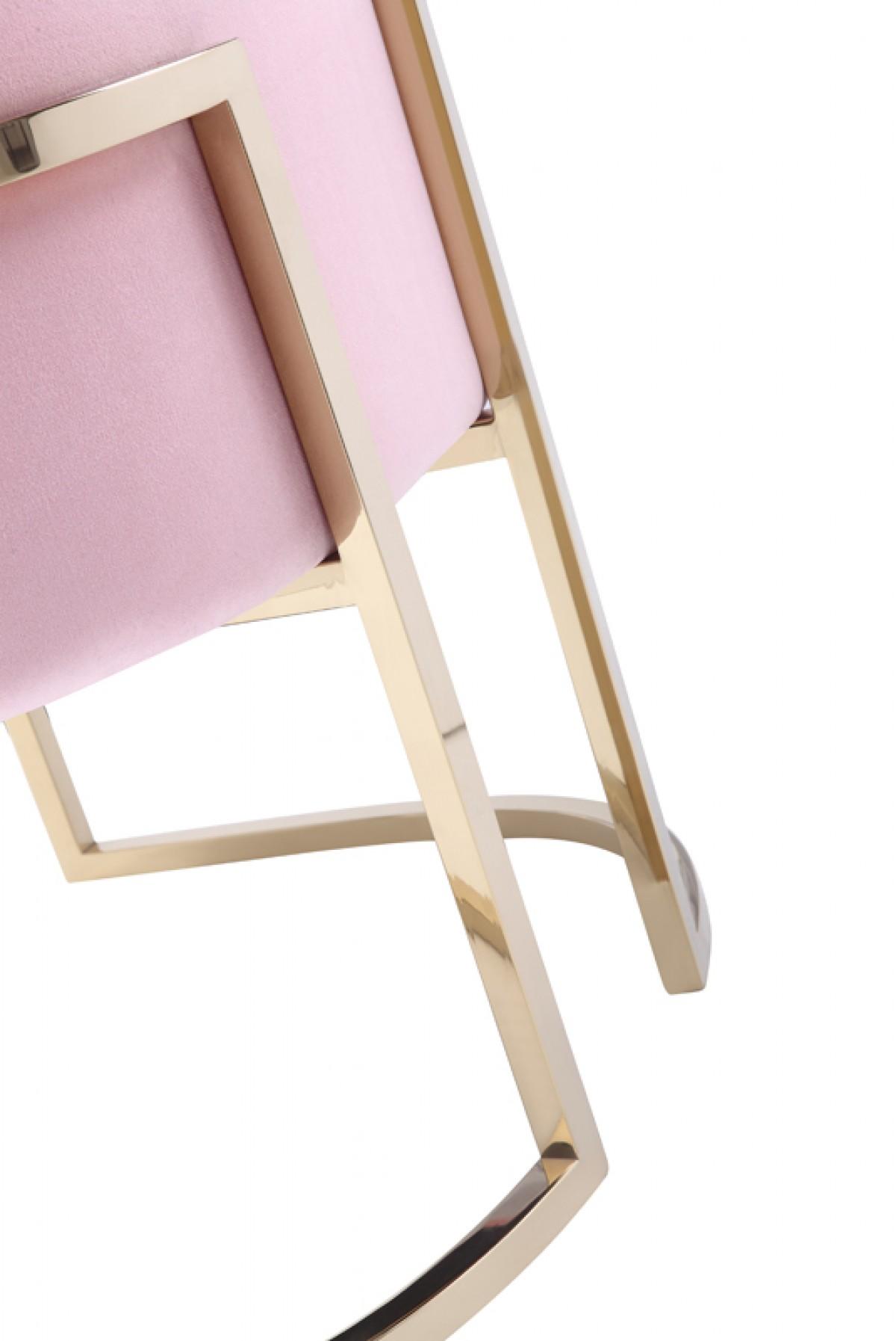 

    
BETSY DINING ARM CHAIR PINK VELVET/CHAMPAGNE GOLD Dining Arm Chair
