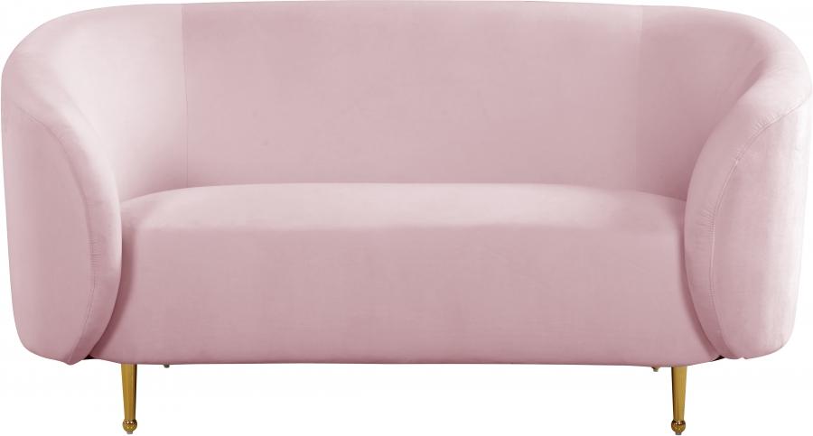 

        
Meridian Furniture Lavilla Sofa Loveseat and Chair Set Pink Velvet 00704831400977

