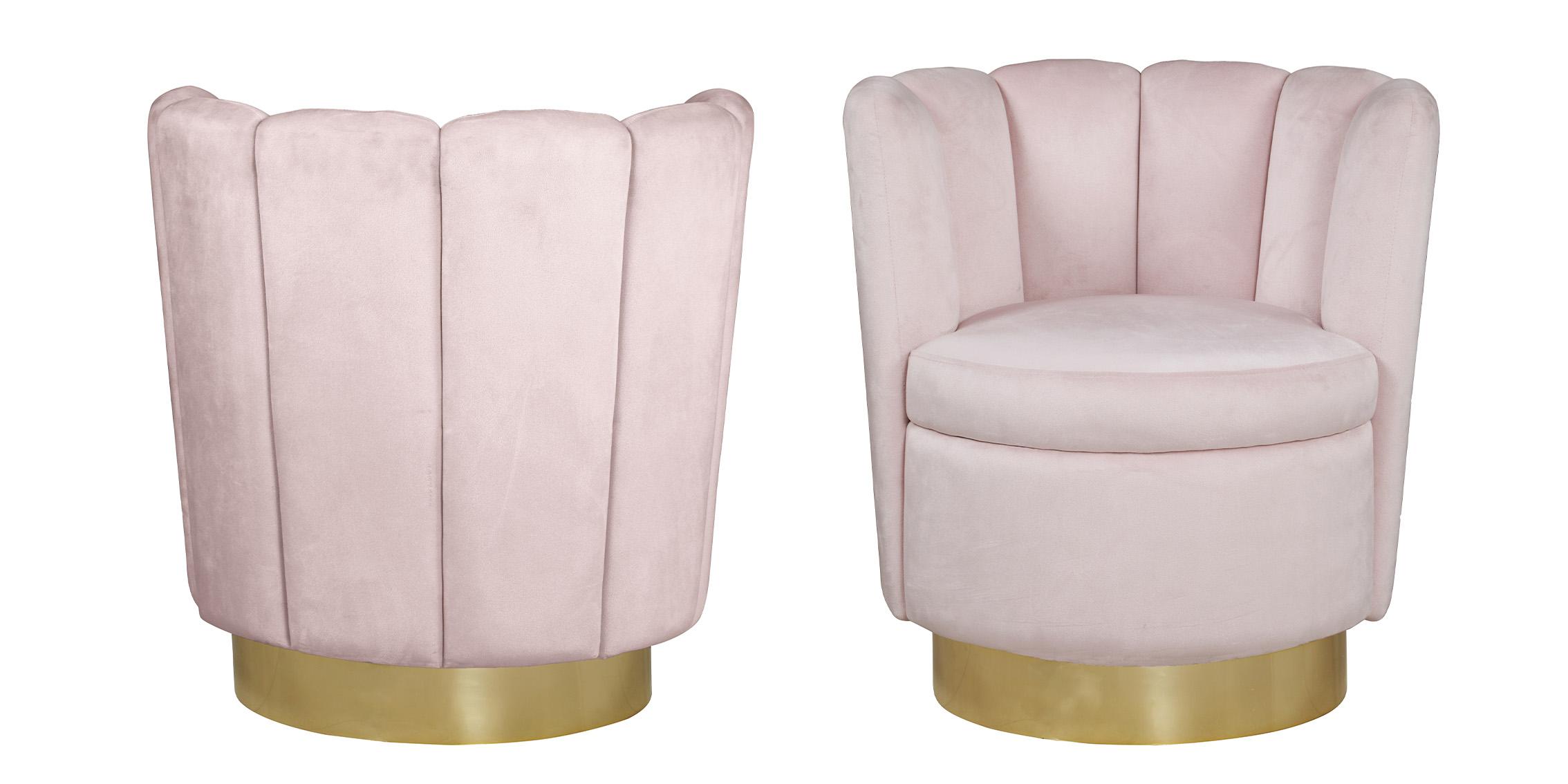 

        
Meridian Furniture LILY 578Pink Arm Chair Pink/Gold Velvet 704831406269
