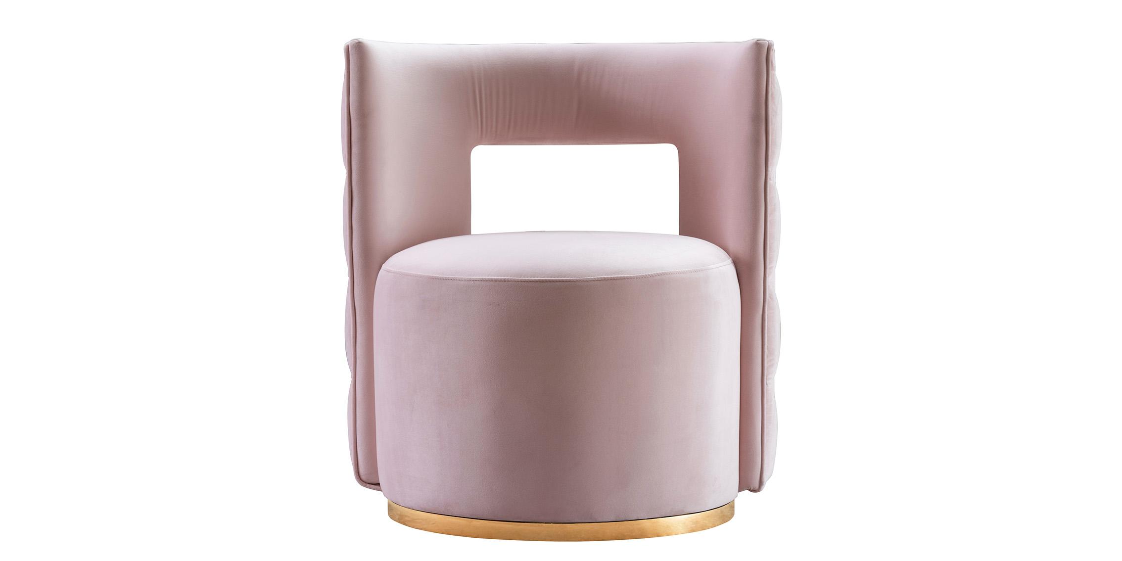 

        
Meridian Furniture THEO 594Pink Accent Chair Pink/Gold Velvet 704831401431
