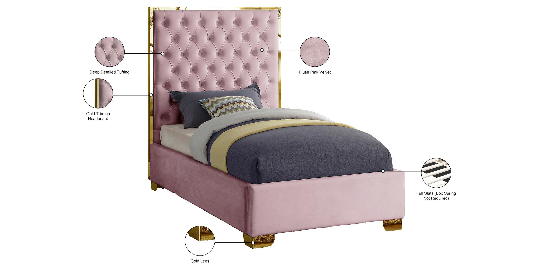 

    
Meridian Furniture LanaPink-T Platform Bed Pink LanaPink-T
