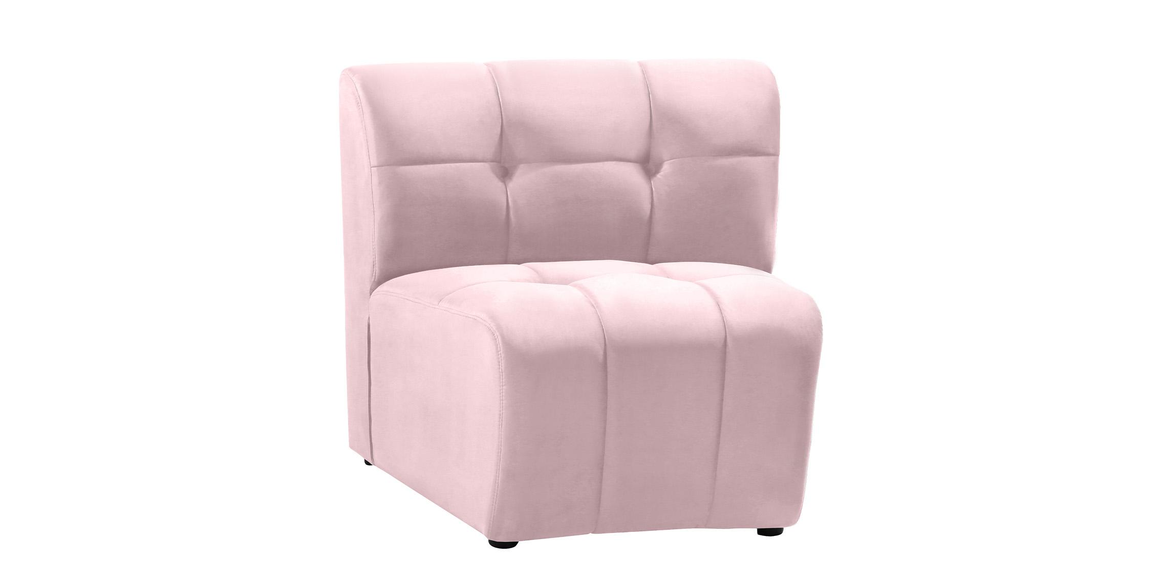 

    
PINK Velvet Modular Chair 645Pink-C LIMITLESS Meridian Modern Contemporary
