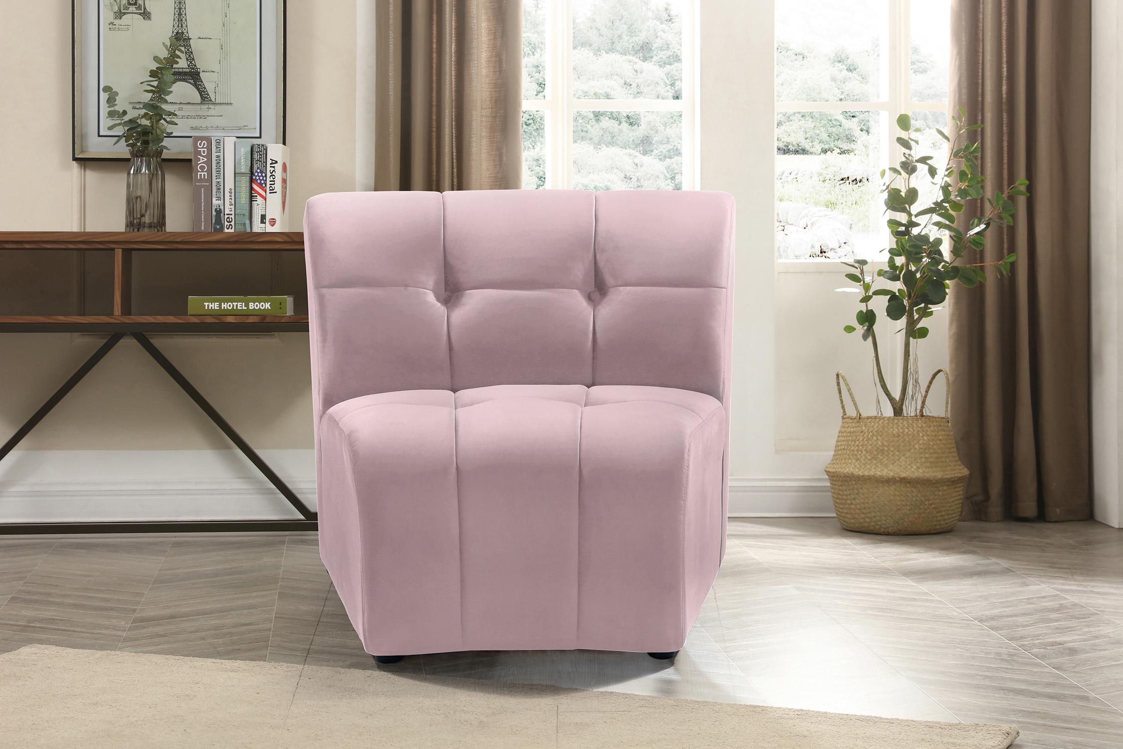 

    
PINK Velvet Modular Chair 645Pink-C LIMITLESS Meridian Modern Contemporary
