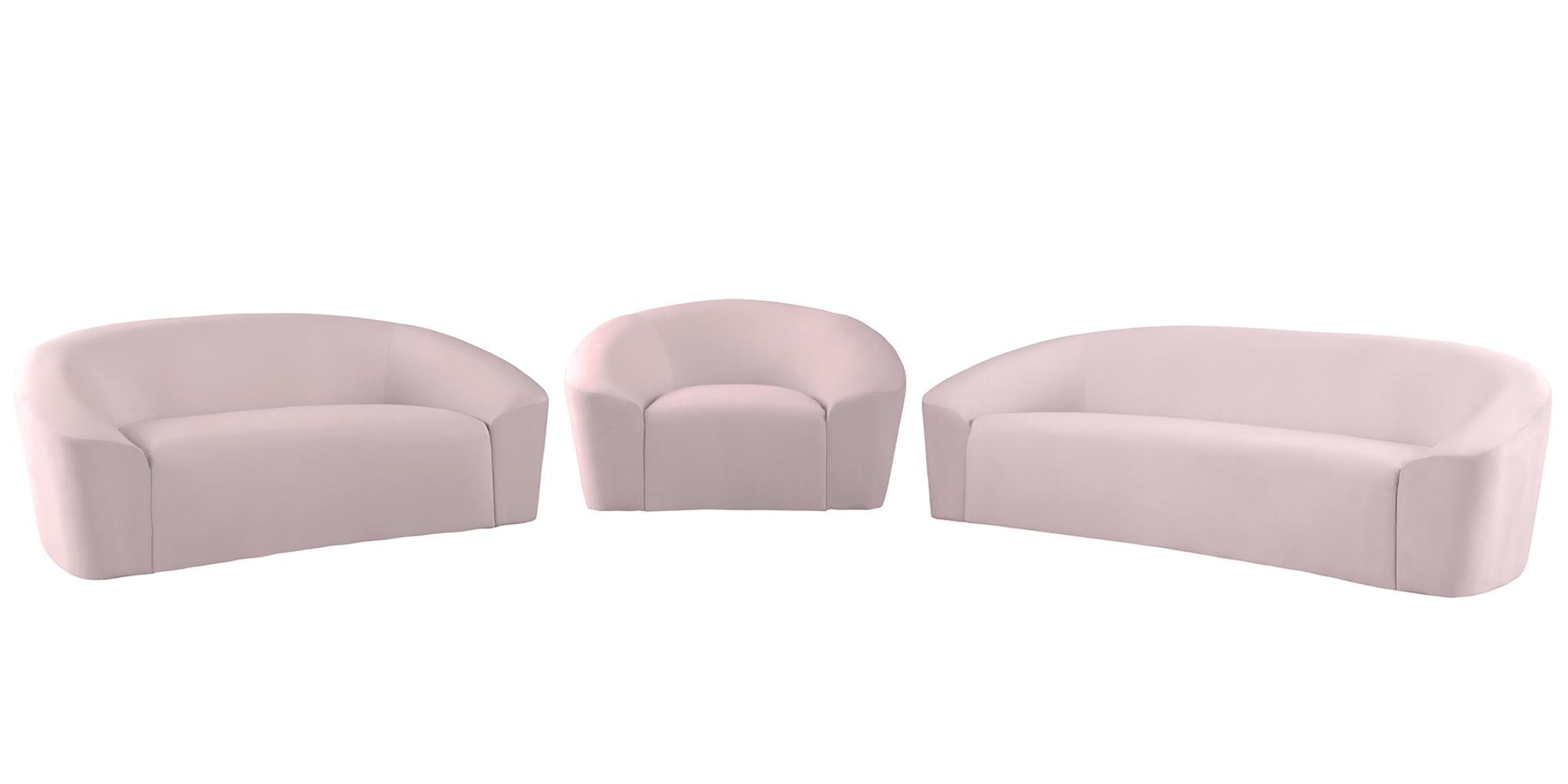 

    
 Shop  Pink Velvet Chair RILEY 610Pink-C Meridian Contemporary Modern
