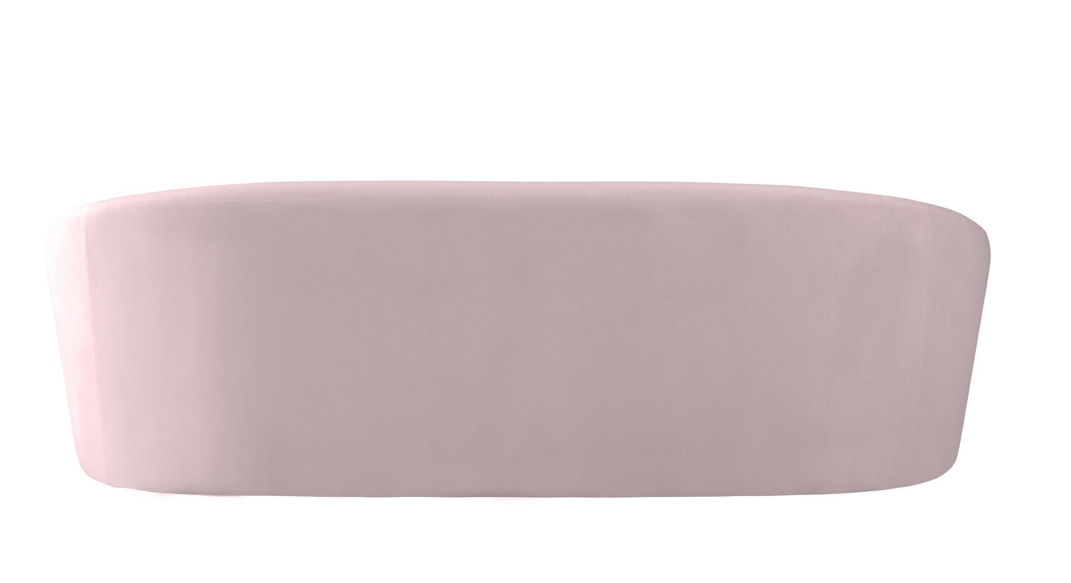

    
 Order  Pink Velvet Sofa Set 3Pcs RILEY 610Pink-S Meridian Contemporary Modern
