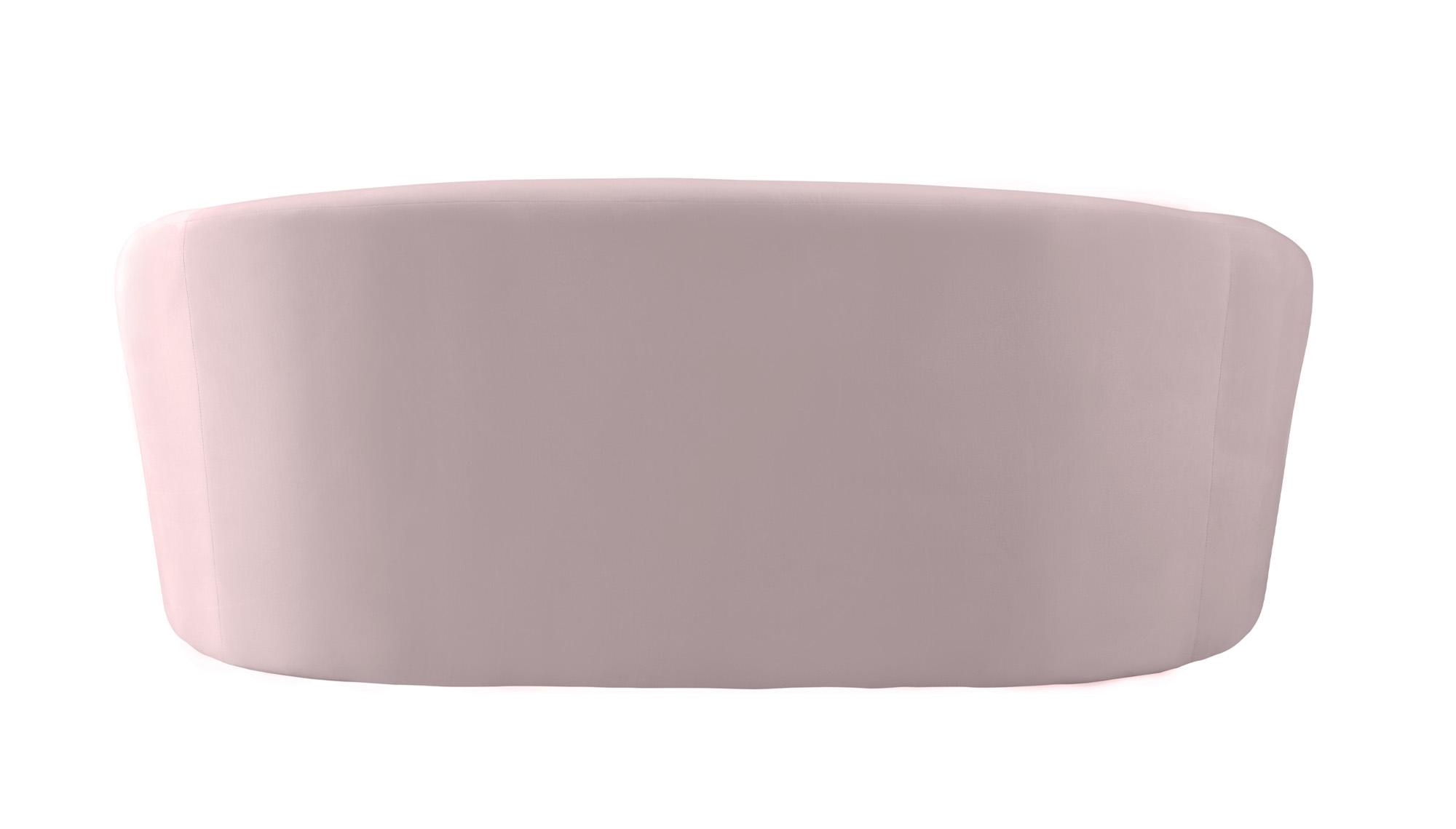 

    
 Shop  Pink Velvet Sofa Set 3Pcs RILEY 610Pink-S Meridian Contemporary Modern
