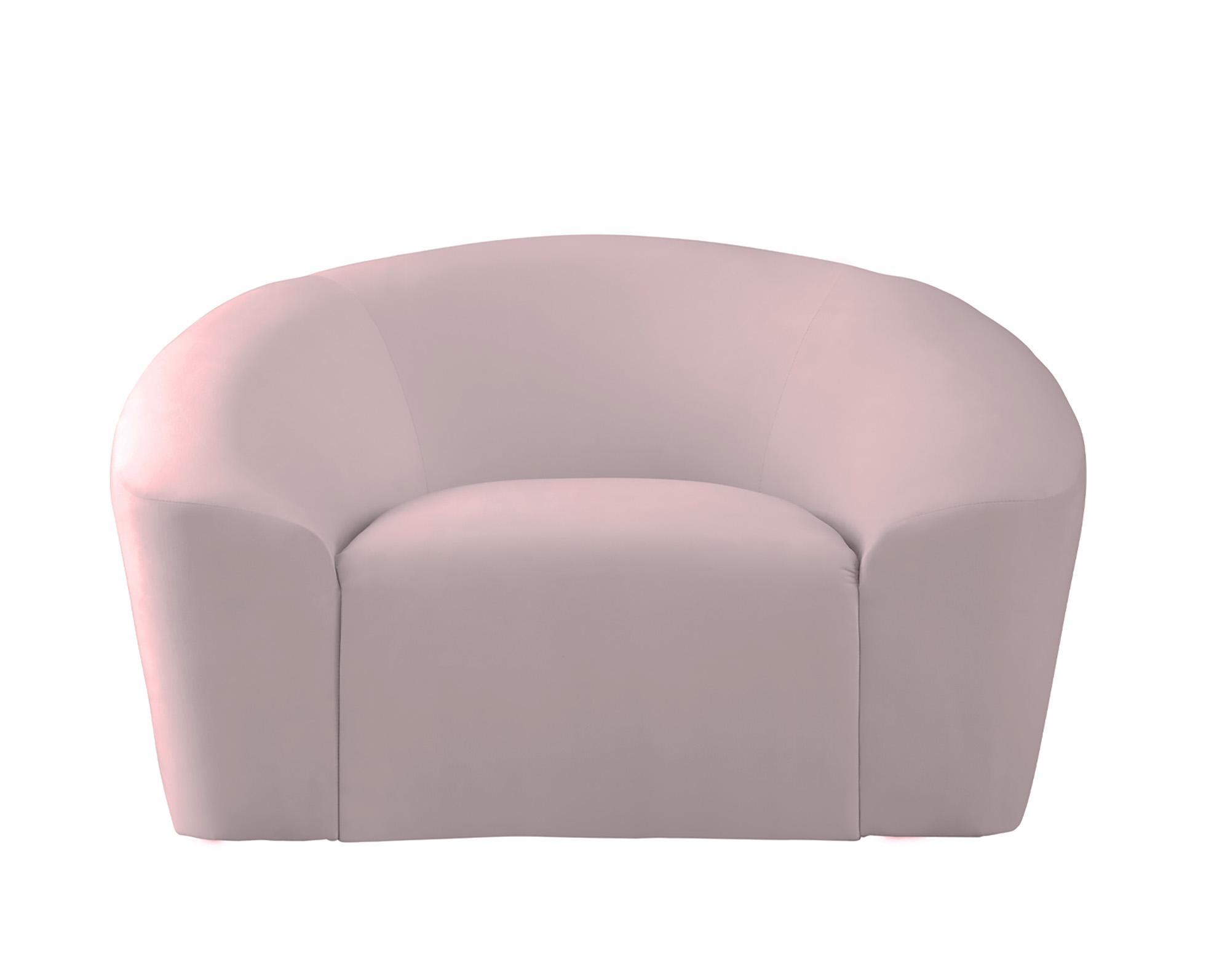 

    
610Pink-S-Set-3 Pink Velvet Sofa Set 3Pcs RILEY 610Pink-S Meridian Contemporary Modern
