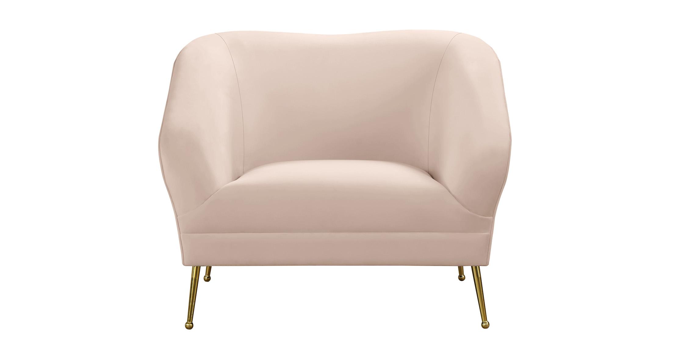 

    
658Pink-Set-3 Pink Velvet Curved Sofa Set 3 Pcs HERMOSA 658Pink Meridian Mid-Century Modern
