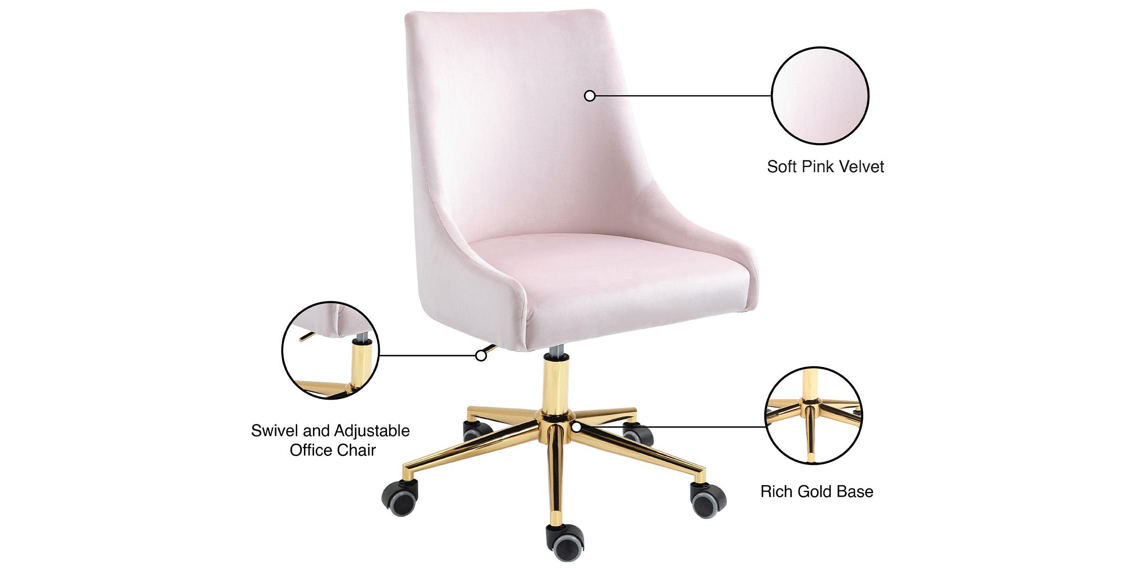 

    
163Pink Meridian Furniture Office Chair
