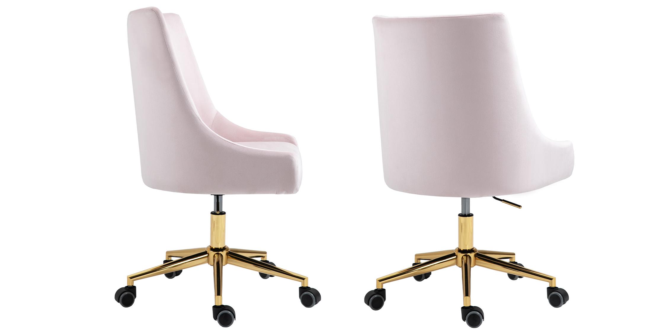 

    
Meridian Furniture KARINA 163Pink Office Chair Pink/Gold 163Pink
