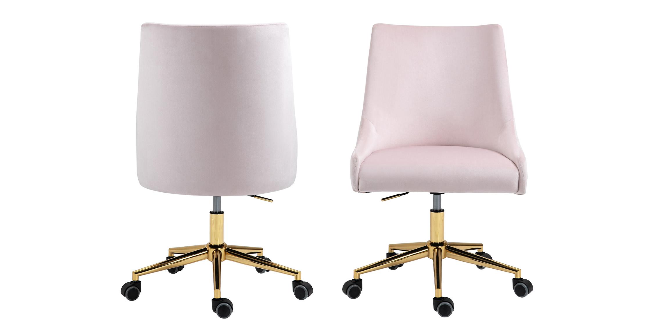 

        
Meridian Furniture KARINA 163Pink Office Chair Pink/Gold Fabric 094308251011

