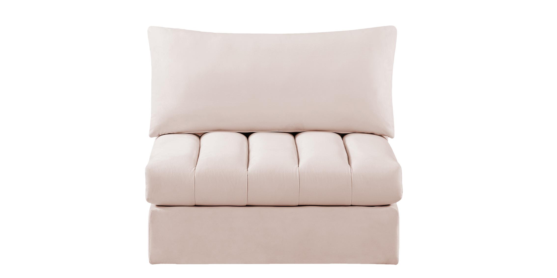 

        
Meridian Furniture JACOB 649Pink-Armless Modular Armless Chair Pink Velvet 94308256528
