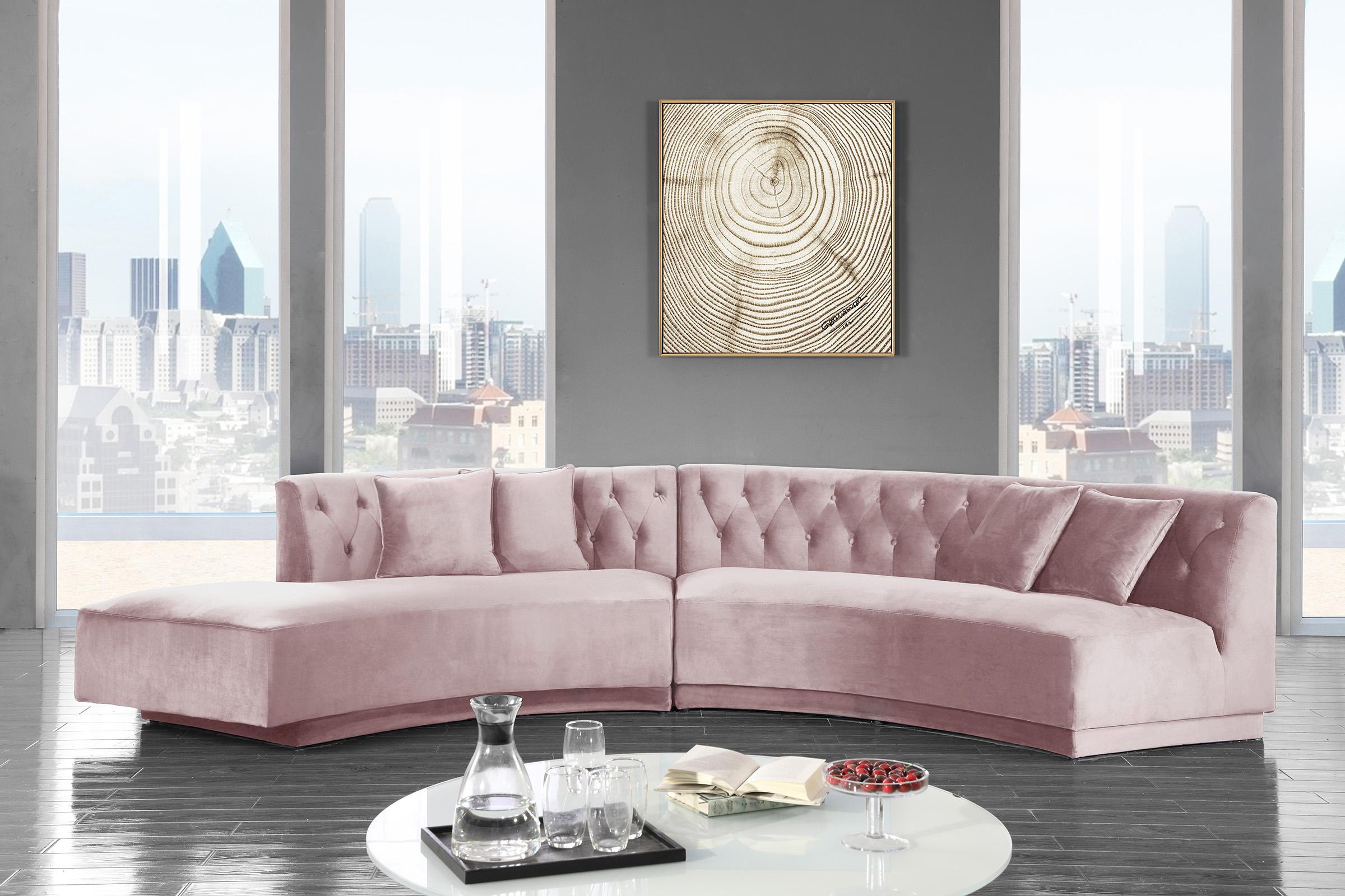 

    
641Pink-Sectional-Set-2 Meridian Furniture Sectional Sofa Set
