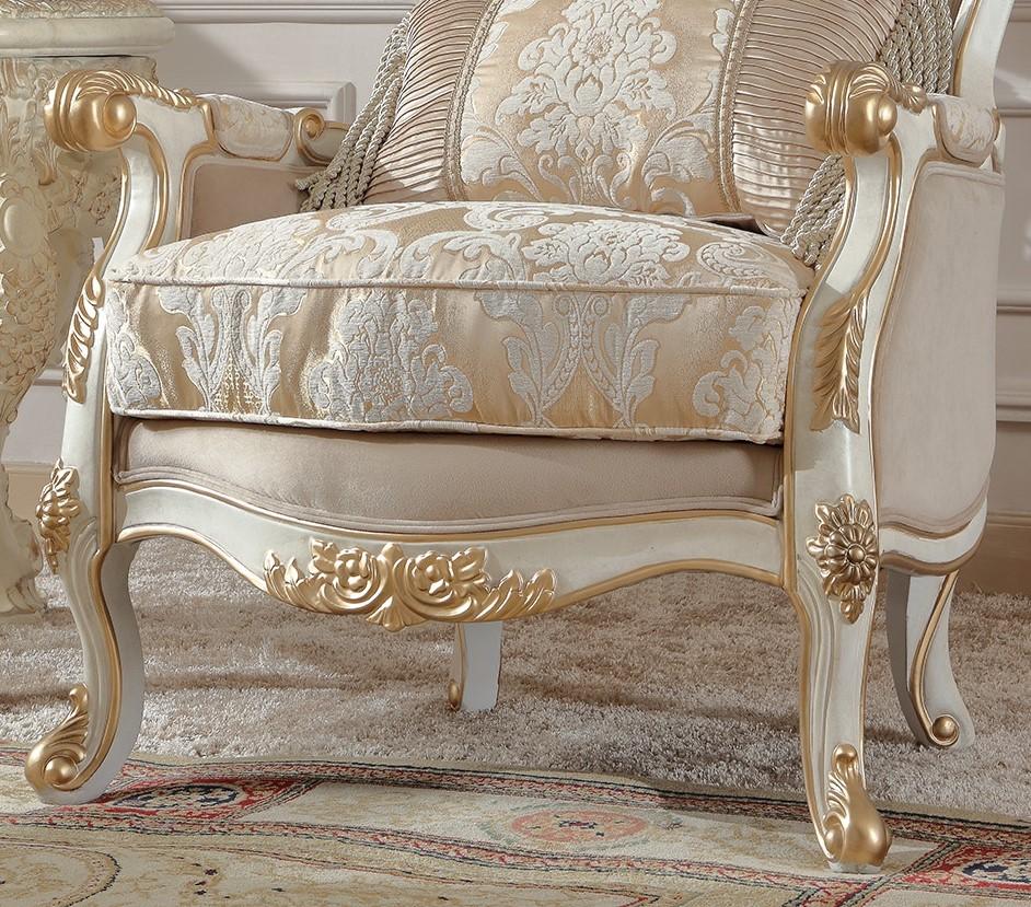 

    
Homey Design Furniture HD-2669 Arm Chairs White HD-C2669
