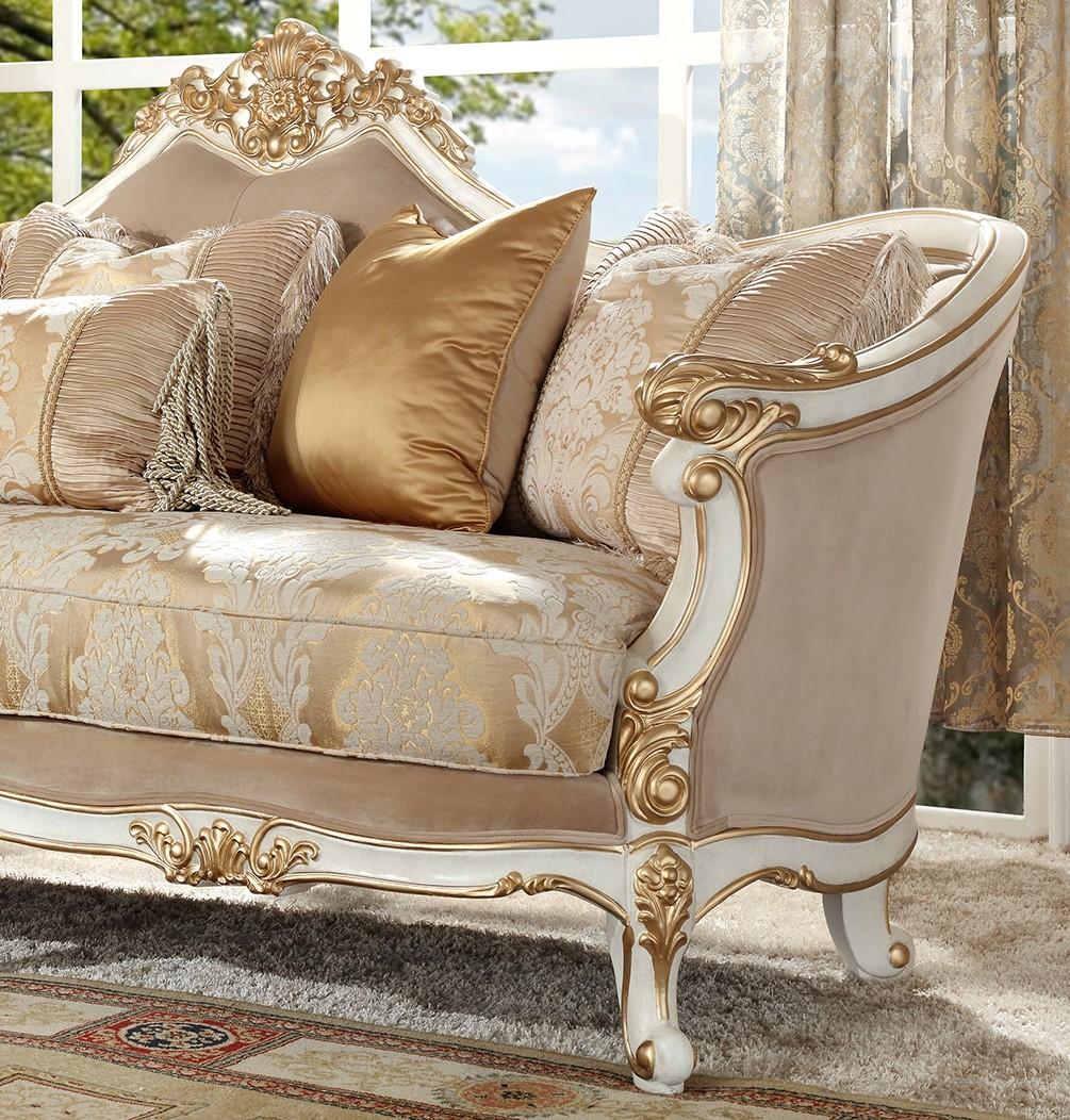 

                    
Homey Design Furniture HD-2669 Sofa Set White Fabric Purchase 
