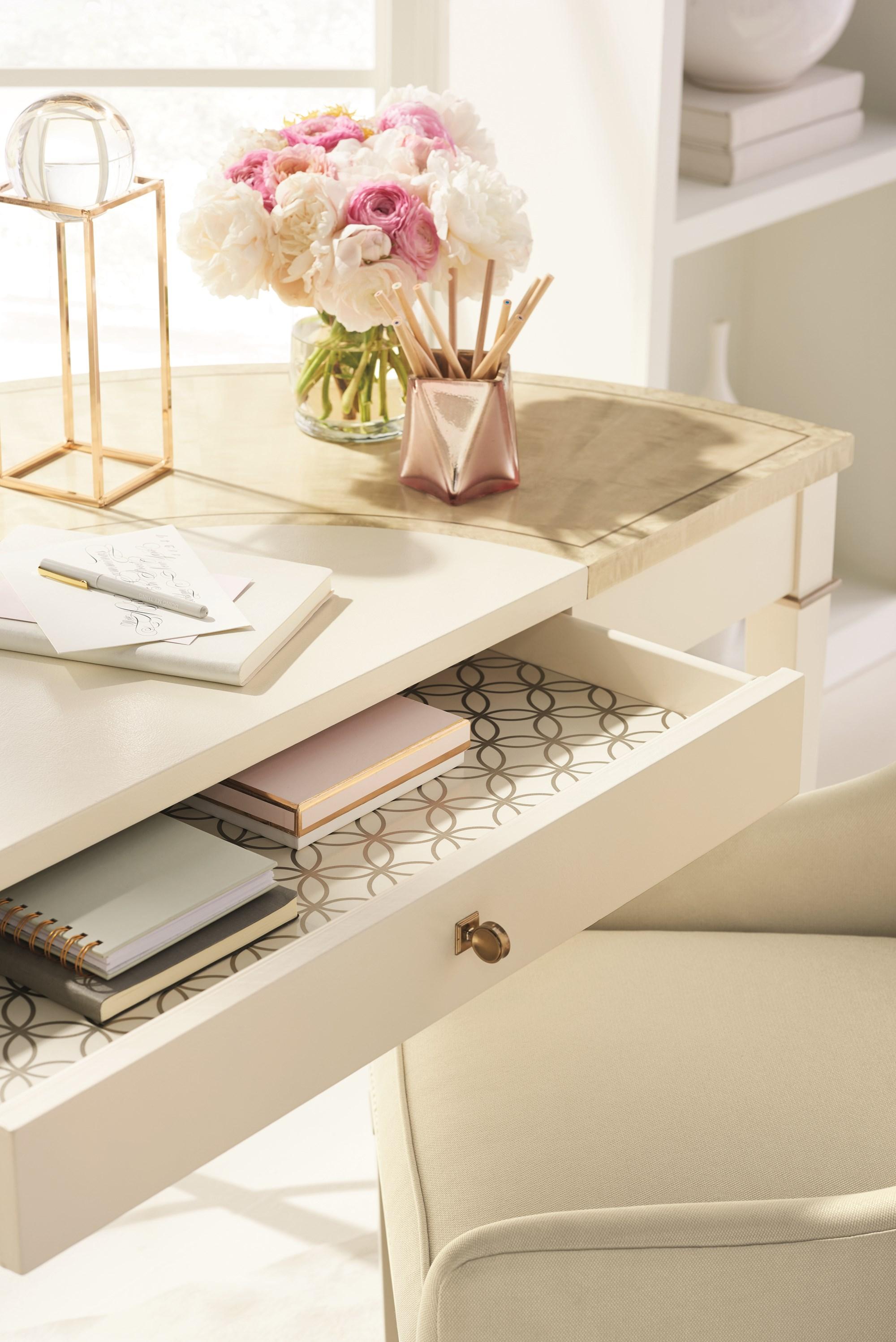 

    
 Order  Platinum Blonde & Ivory Finish Console Table HALF THE TIME by Caracole
