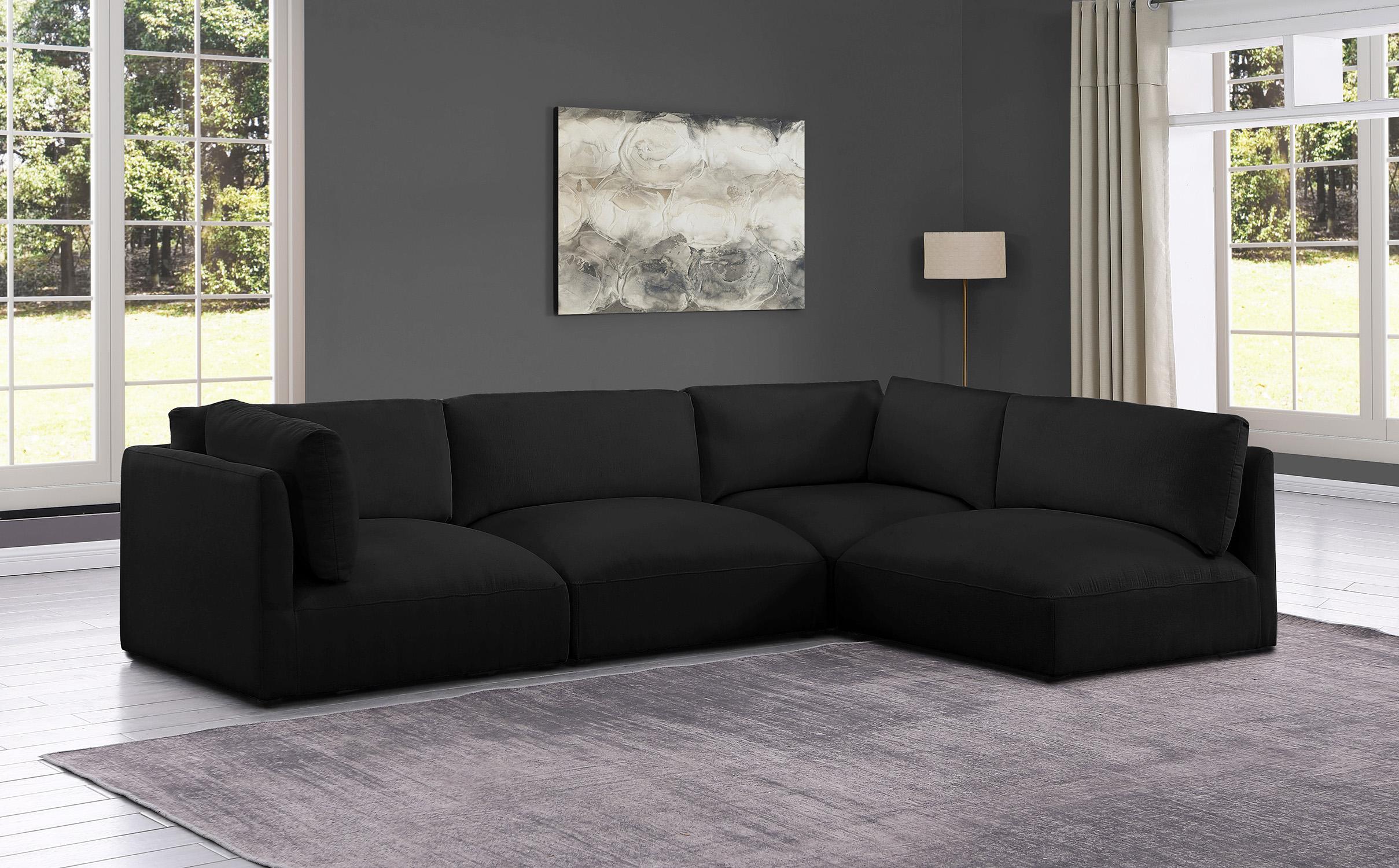 

    
Meridian Furniture EASE 696Black-Sec4B Modular Sectional Sofa Black 696Black-Sec4B
