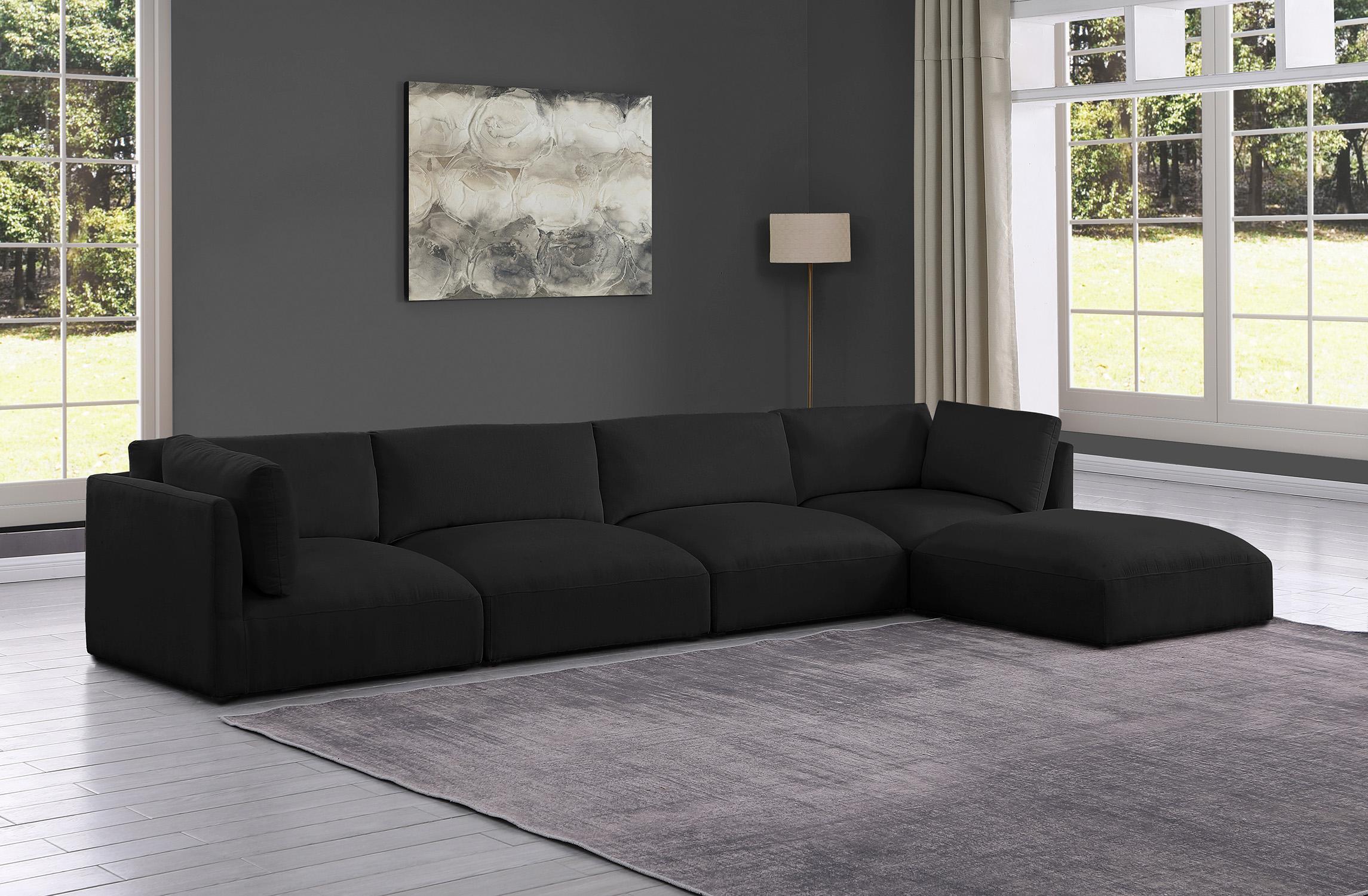 

        
Meridian Furniture EASE 696Black-Sec5A Modular Sectional Sofa Black Fabric 094308281124
