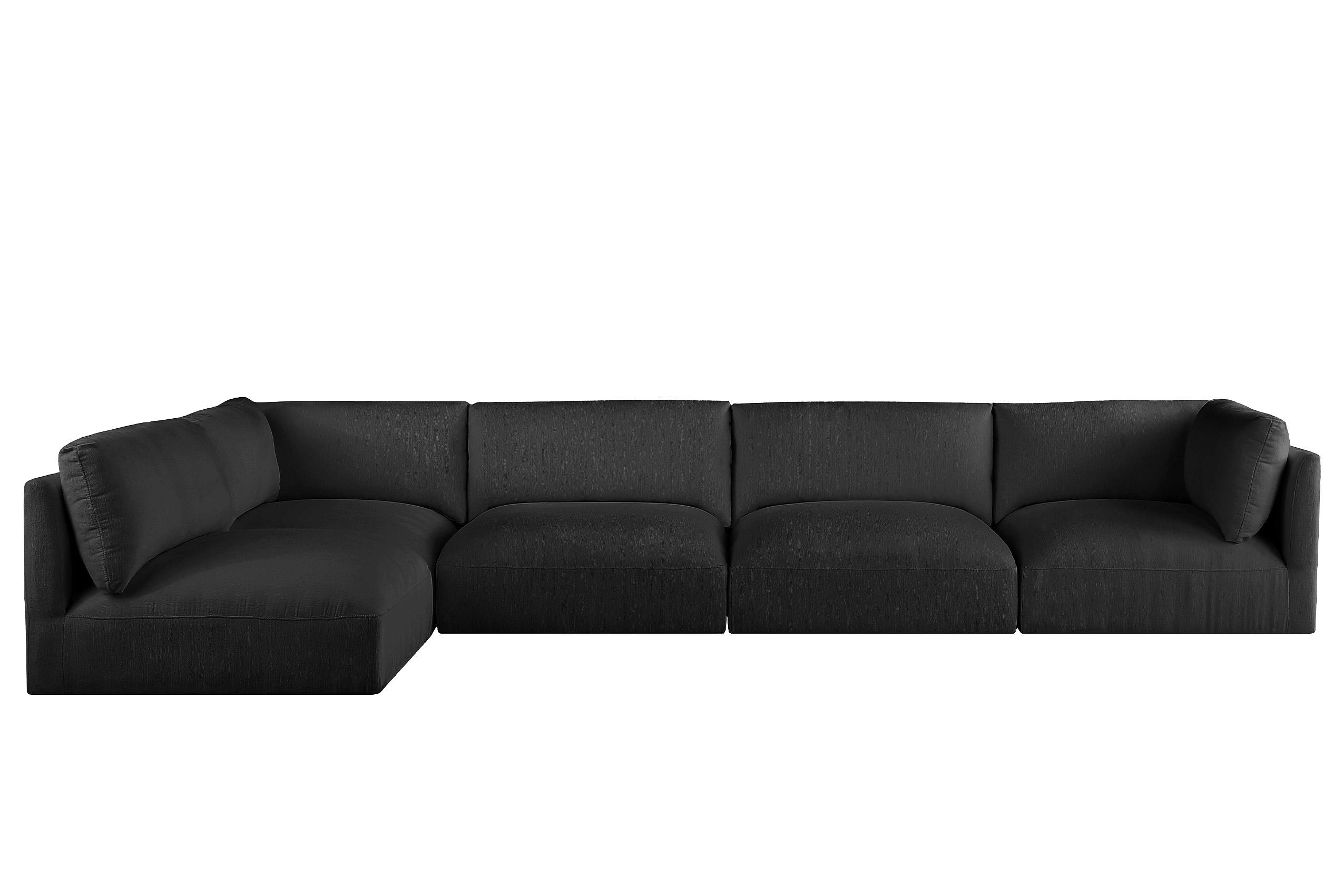 

    
696Black-Sec5B Meridian Furniture Modular Sectional Sofa
