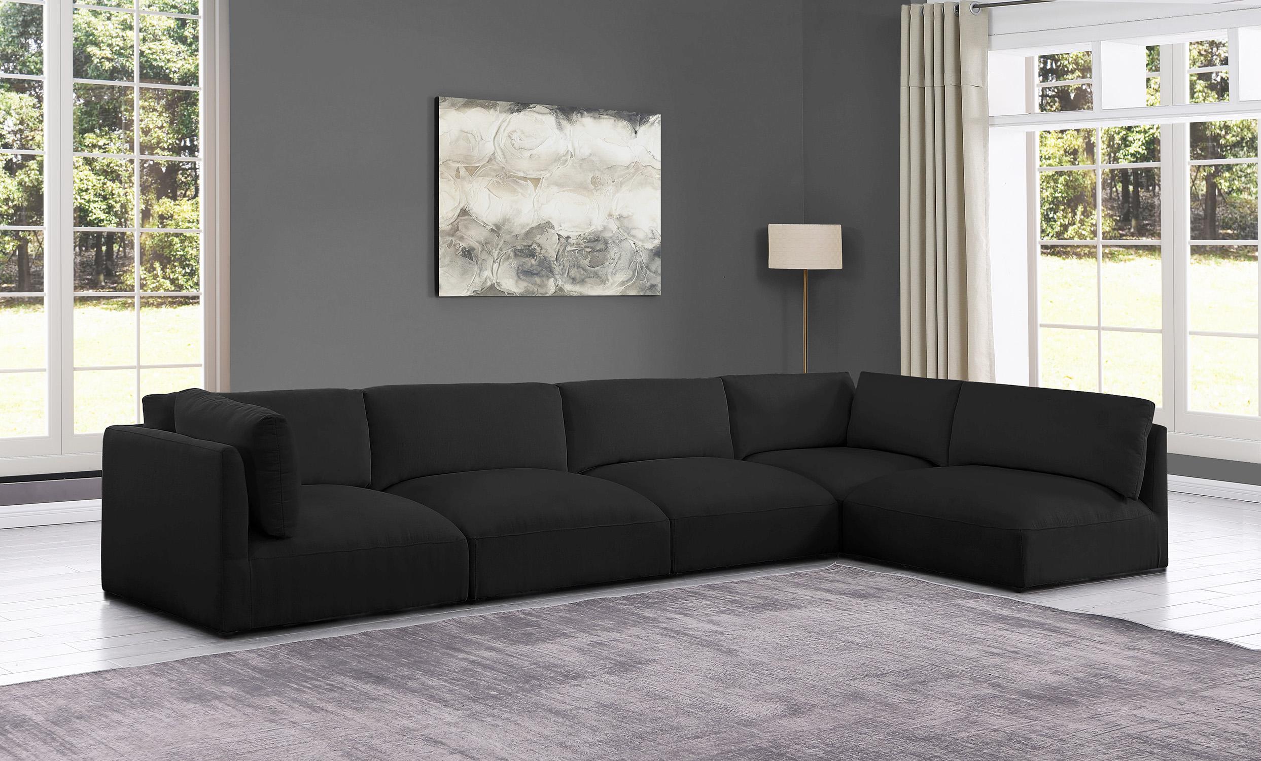 

    
Meridian Furniture EASE 696Black-Sec5B Modular Sectional Sofa Black 696Black-Sec5B
