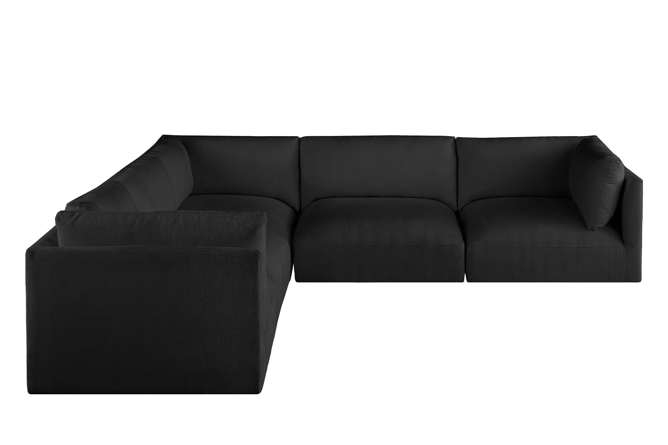 

    
Meridian Furniture EASE 696Black-Sec5D Modular Sectional Sofa Black 696Black-Sec5D
