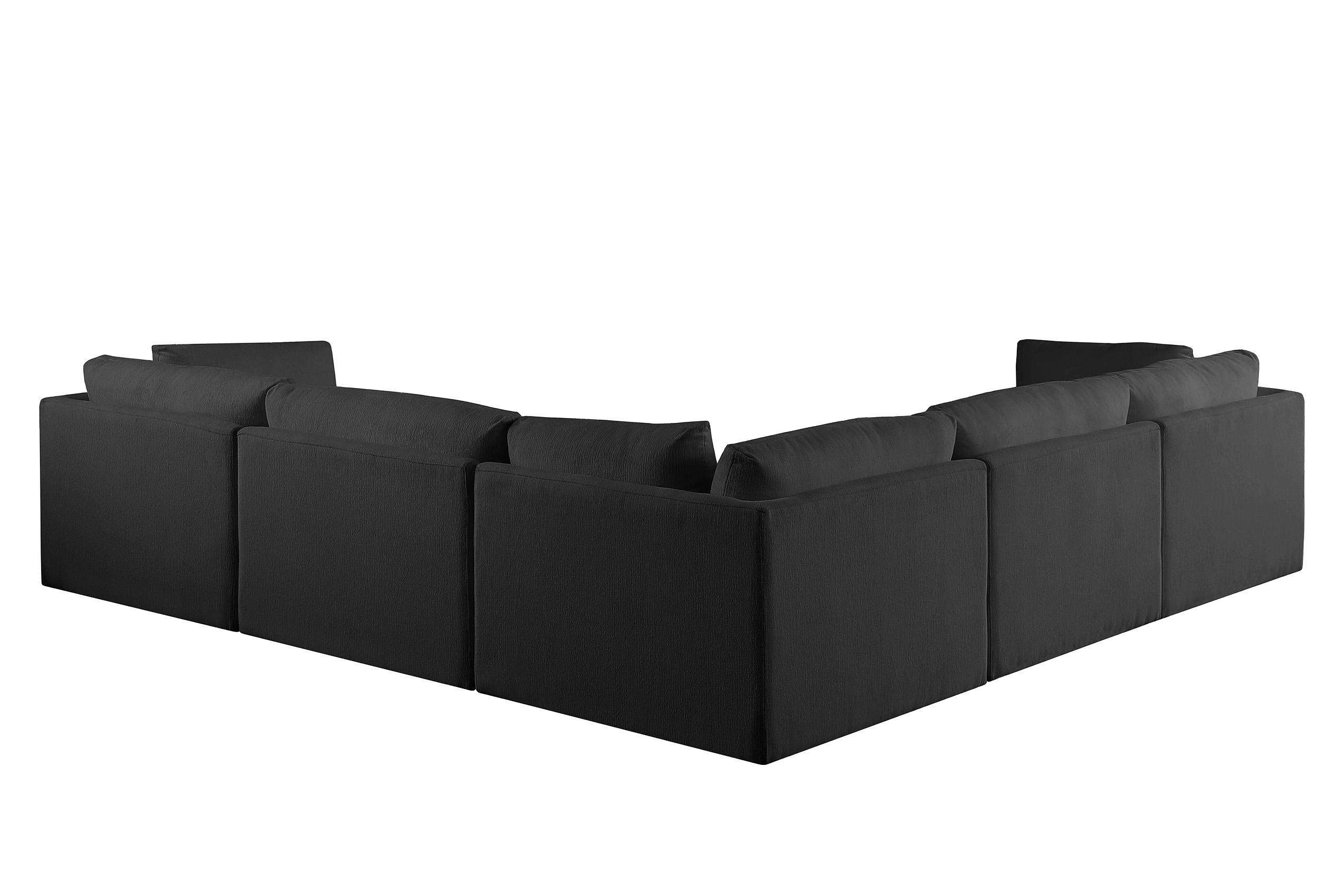 

    
696Black-Sec5D Meridian Furniture Modular Sectional Sofa
