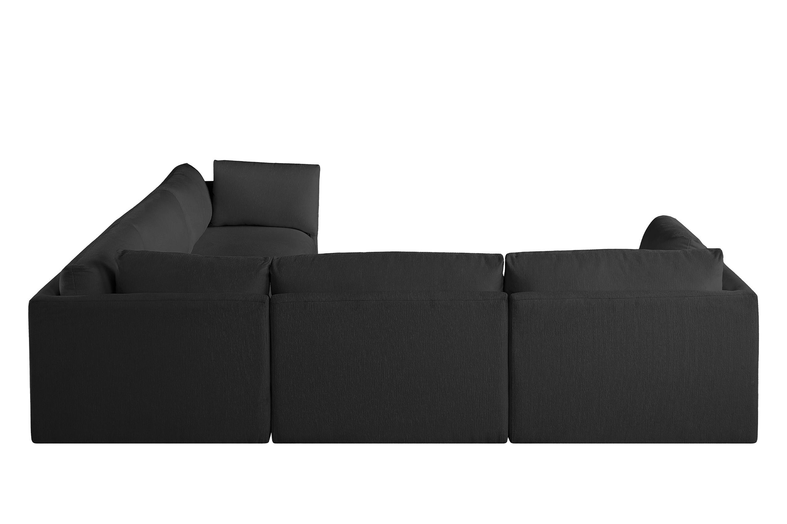 

        
Meridian Furniture EASE 696Black-Sec5D Modular Sectional Sofa Black Fabric 094308281186
