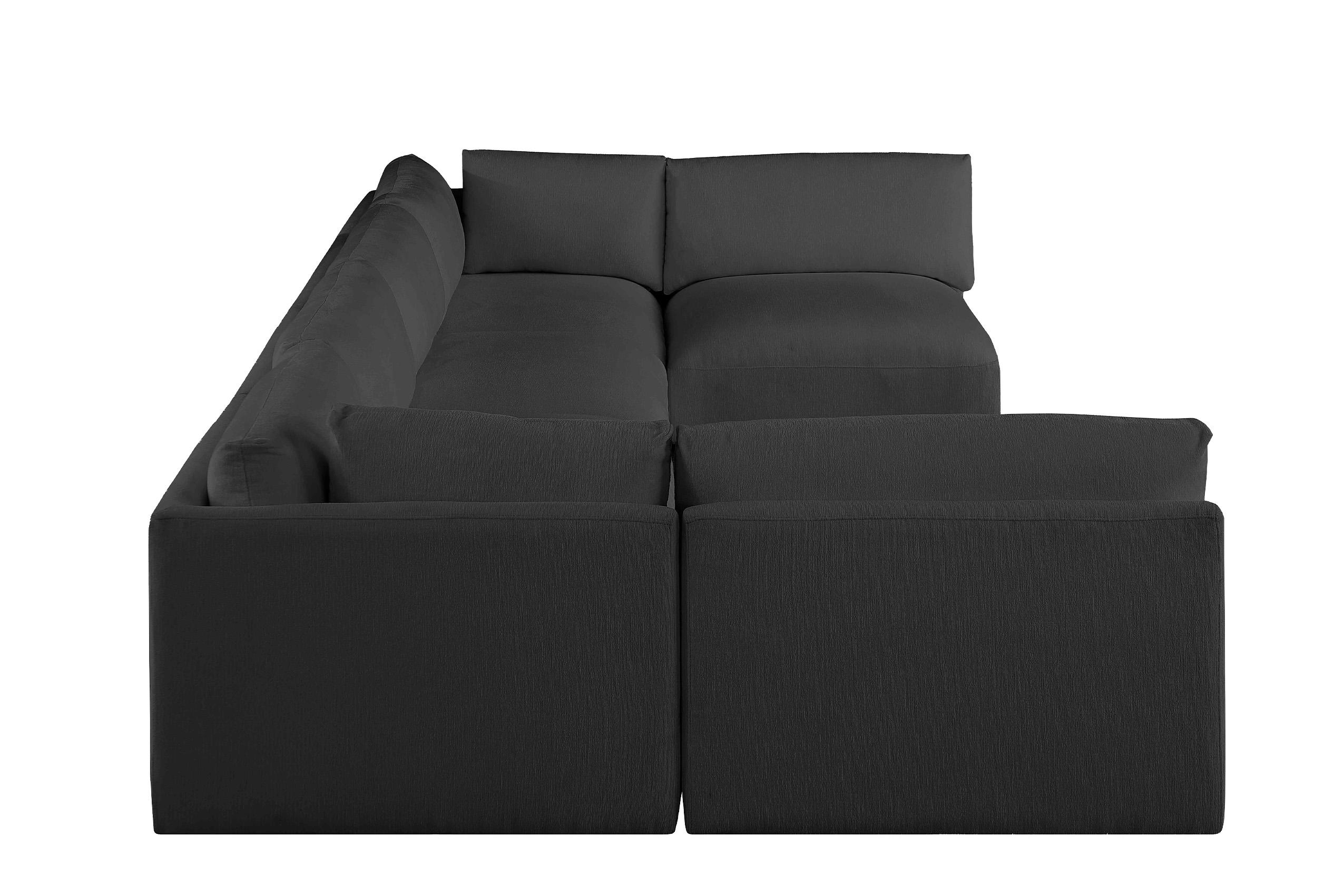 

        
Meridian Furniture EASE 696Black-Sec6A Modular Sectional Sofa Black Fabric 094308281209
