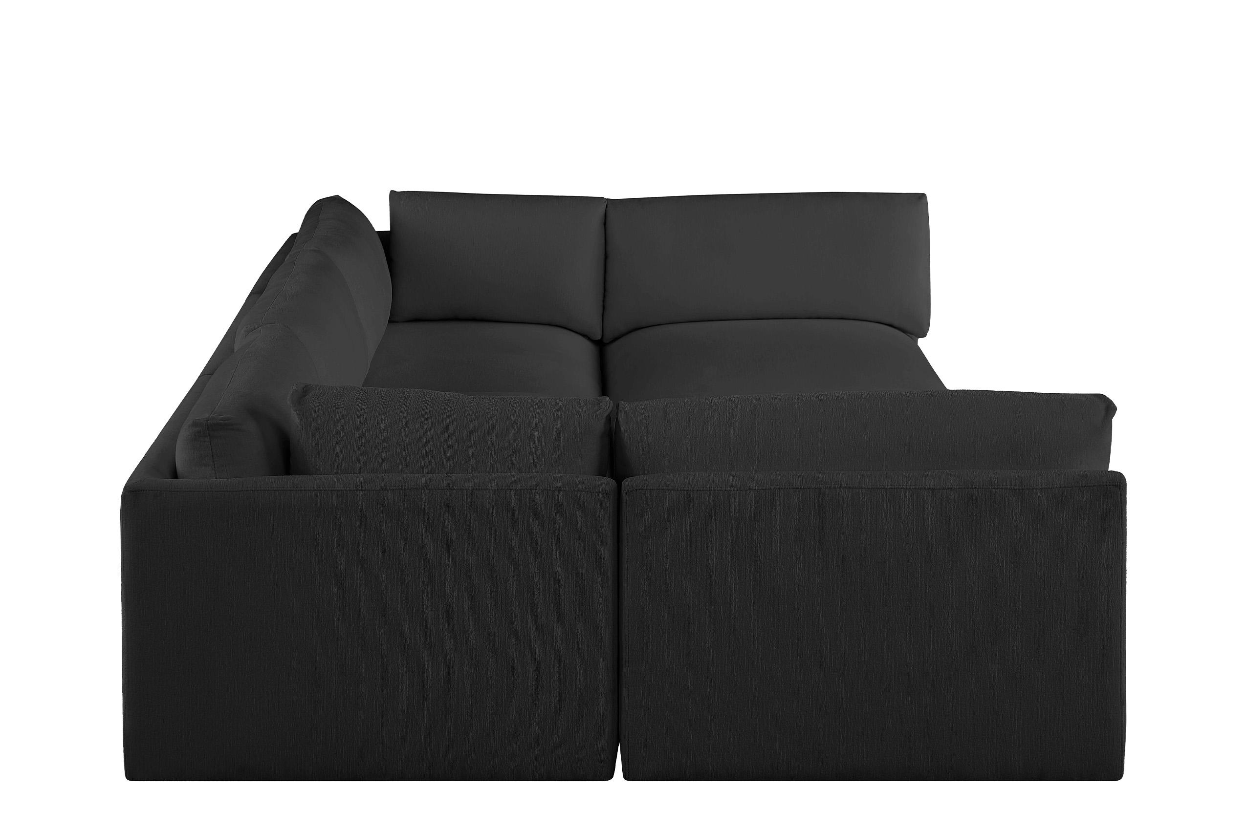 

        
Meridian Furniture EASE 696Black-Sec6B Modular Sectional Sofa Black Fabric 094308281223
