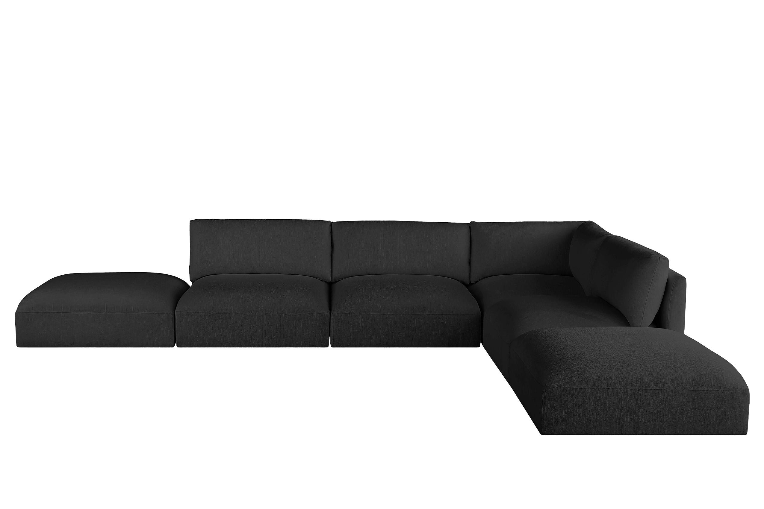 

        
Meridian Furniture EASE 696Black-Sec6E Modular Sectional Sofa Black Fabric 094308281285
