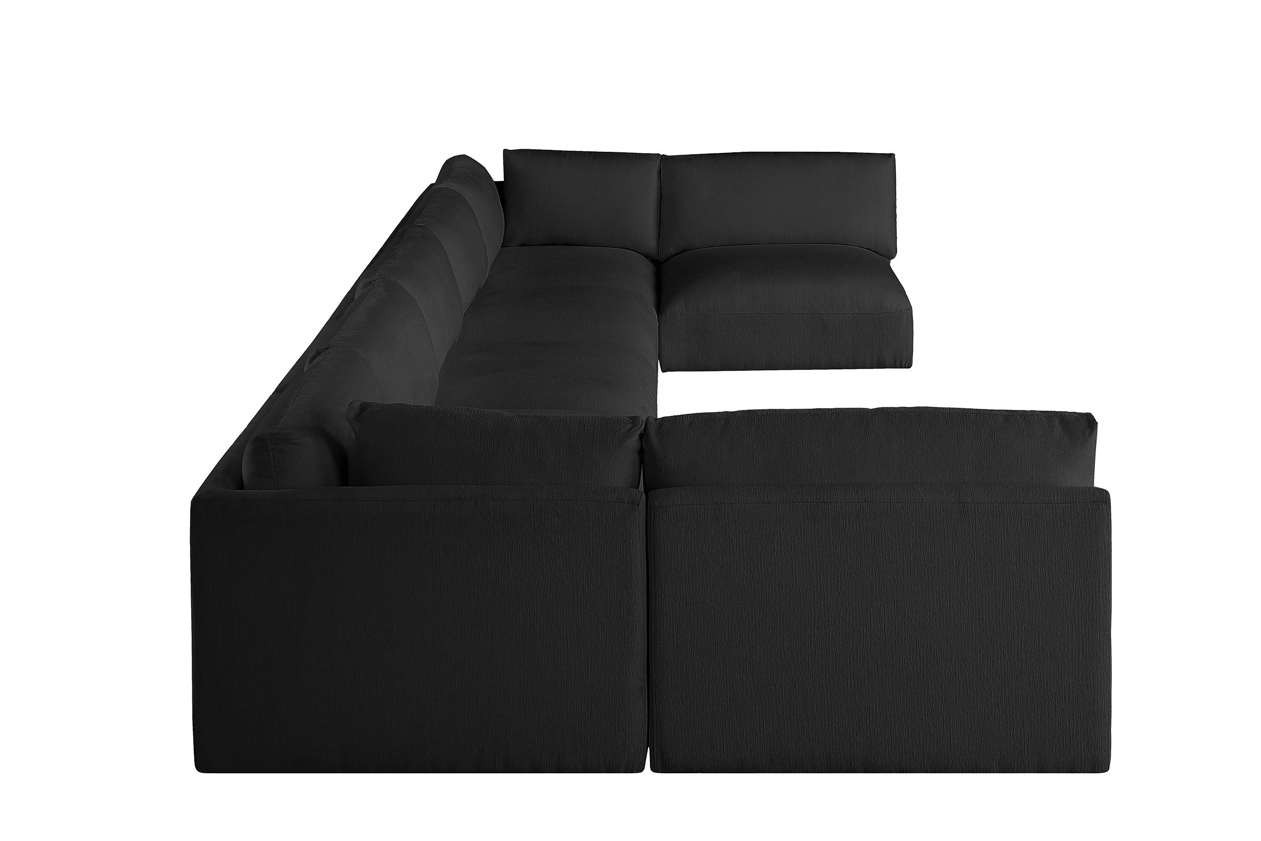

        
Meridian Furniture EASE 696Black-Sec7B Modular Sectional Sofa Black Fabric 094308281322
