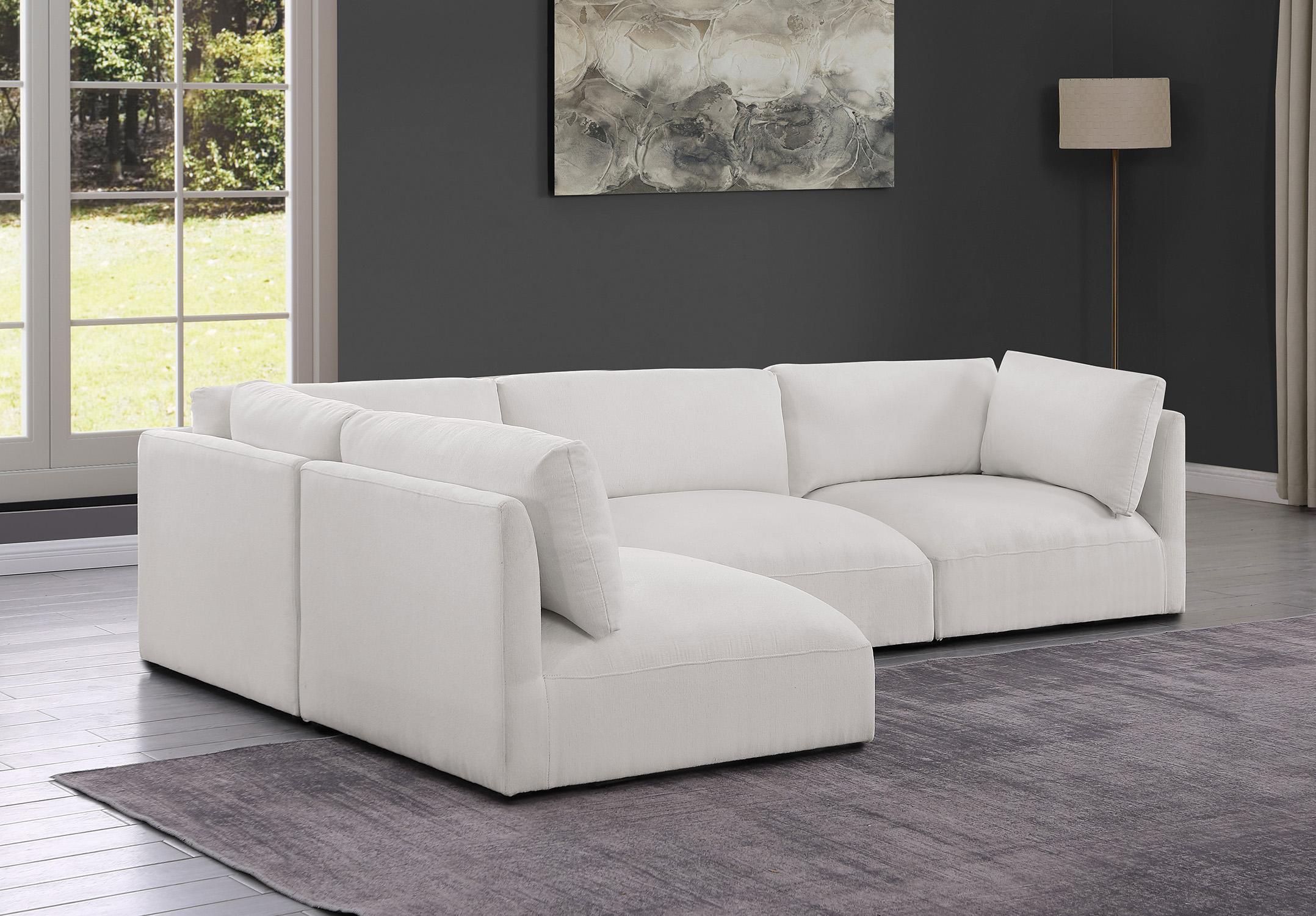 

        
Meridian Furniture EASE 696Cream-Sec4B Modular Sectional Sofa Cream Fabric 094308281094
