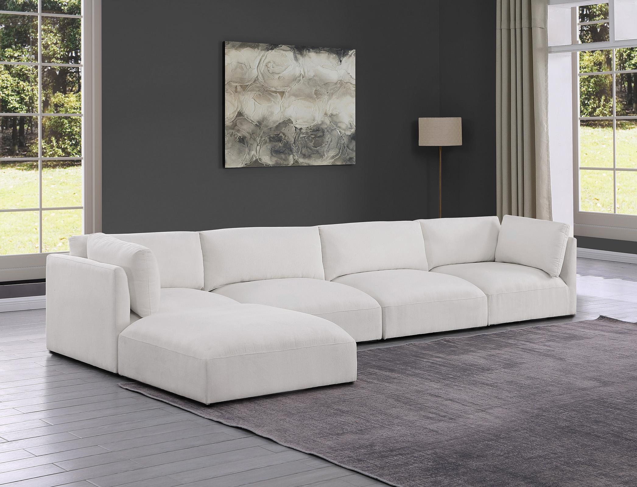 

        
Meridian Furniture EASE 696Cream-Sec5A Modular Sectional Sofa Cream Fabric 094308281117
