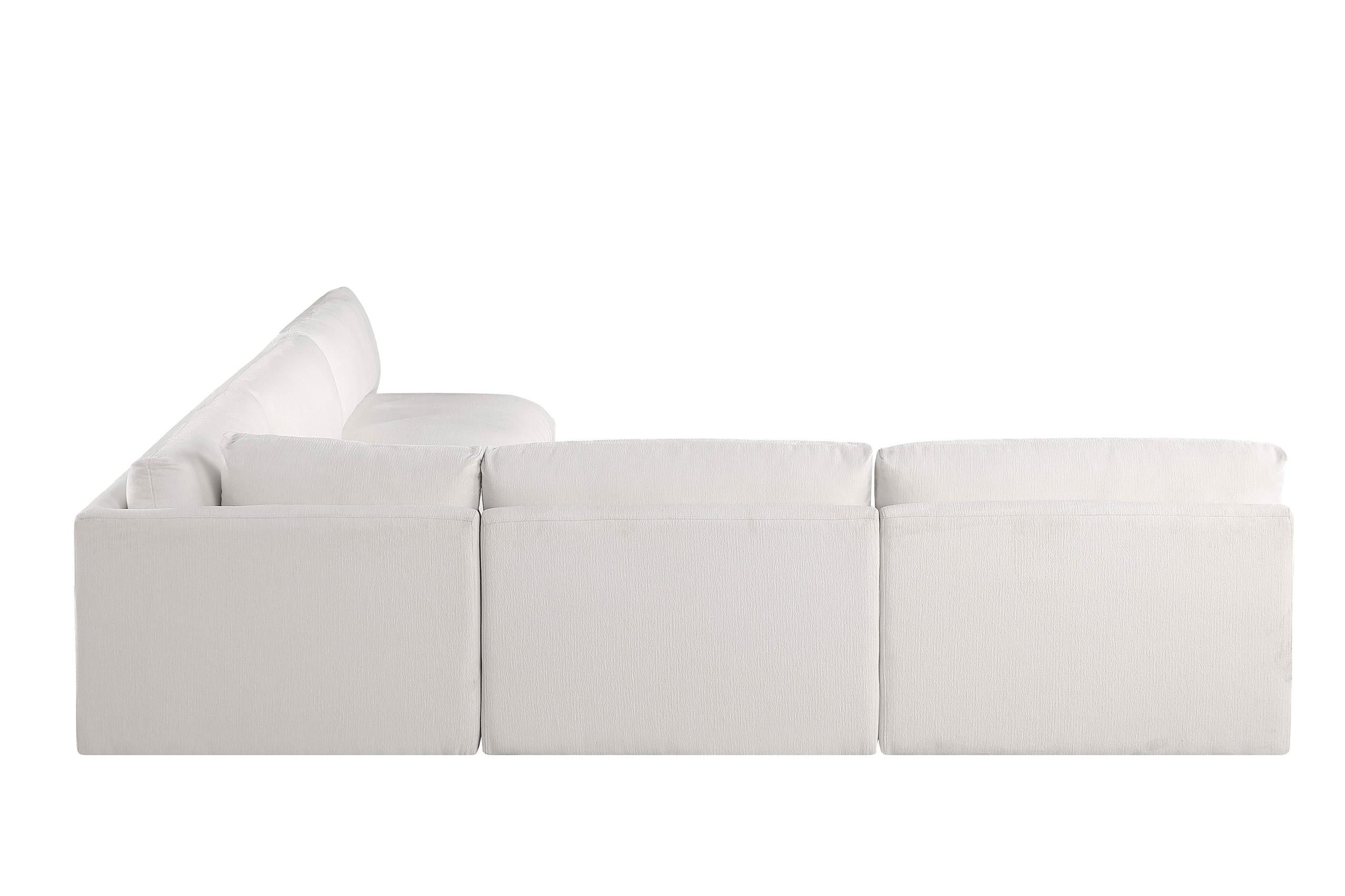 

        
Meridian Furniture EASE 696Cream-Sec5C Modular Sectional Sofa Cream Fabric 094308281155
