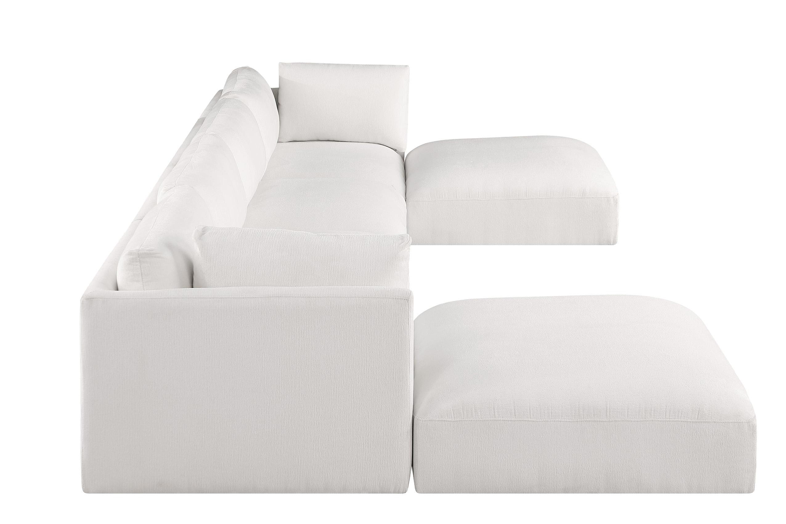 

        
Meridian Furniture EASE 696Cream-Sec6C Modular Sectional Sofa Cream Fabric 094308281230
