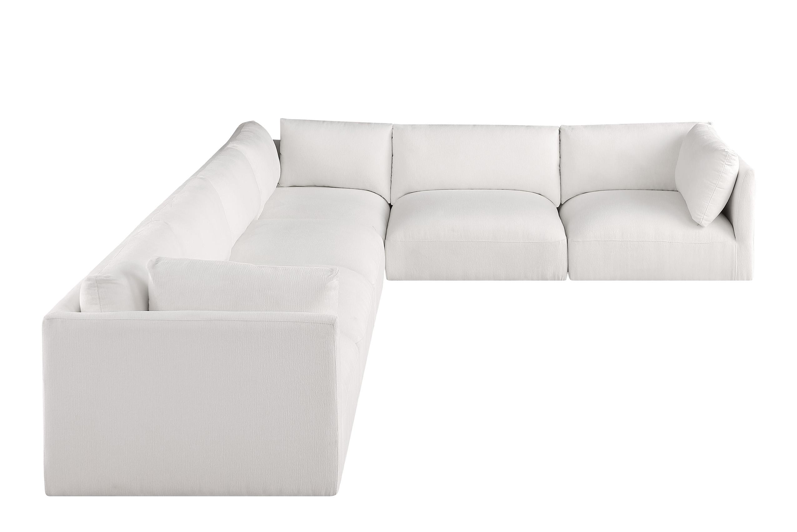 

        
Meridian Furniture EASE 696Cream-Sec6D Modular Sectional Sofa Cream Fabric 094308281254
