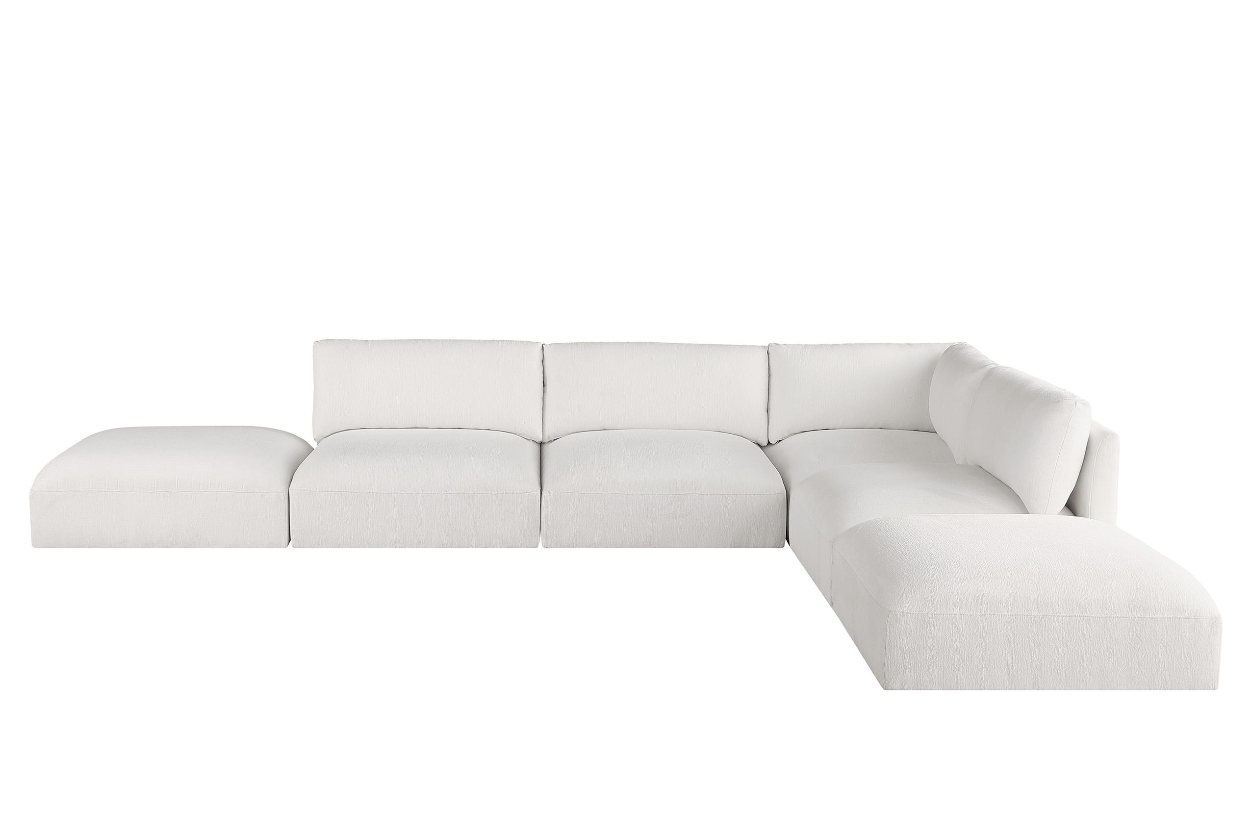 

        
Meridian Furniture EASE  696Cream-Sec6E Modular Sectional Sofa Cream Fabric 094308281278
