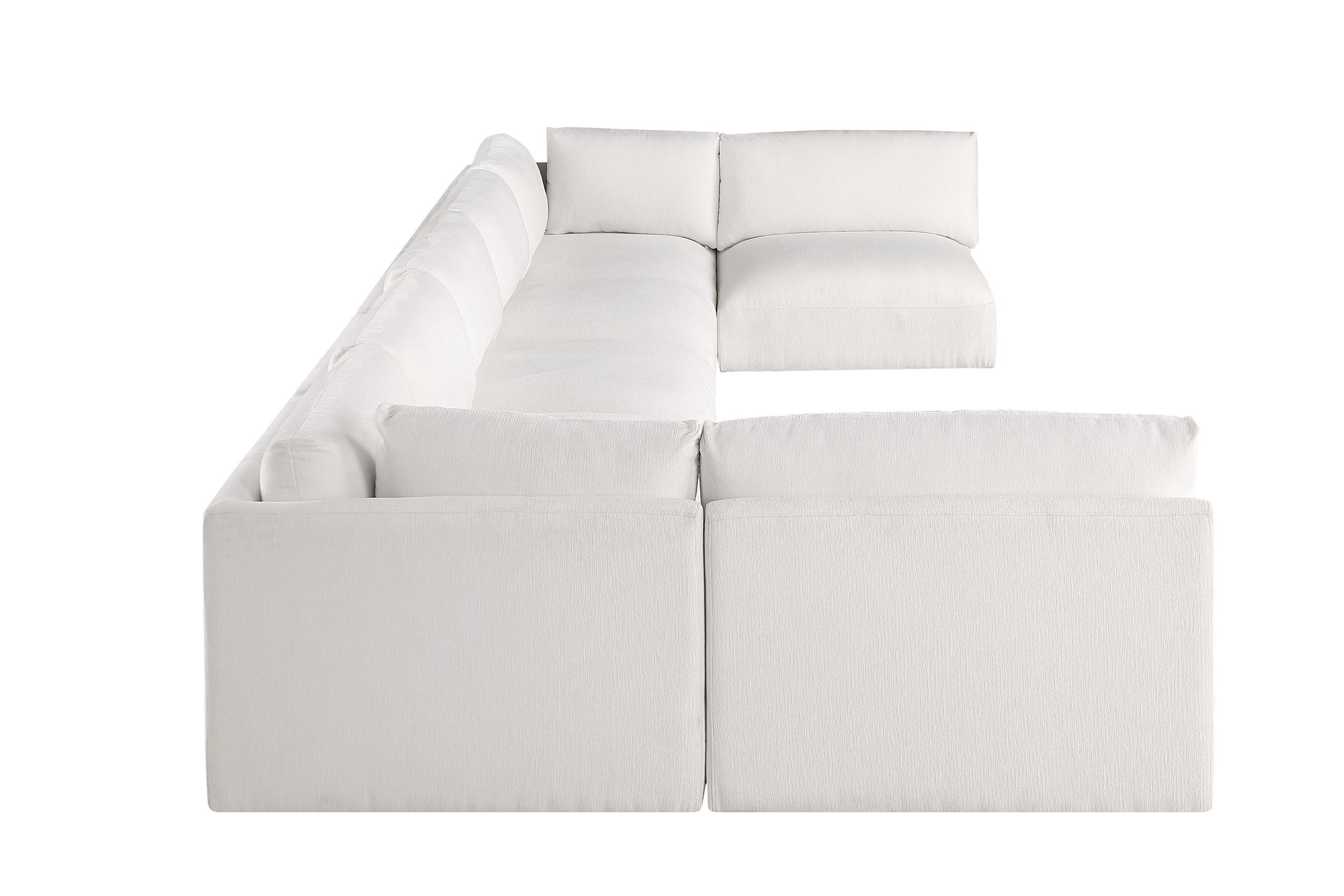 

        
Meridian Furniture EASE 696Cream-Sec7B Modular Sectional Sofa Cream Fabric 094308281315
