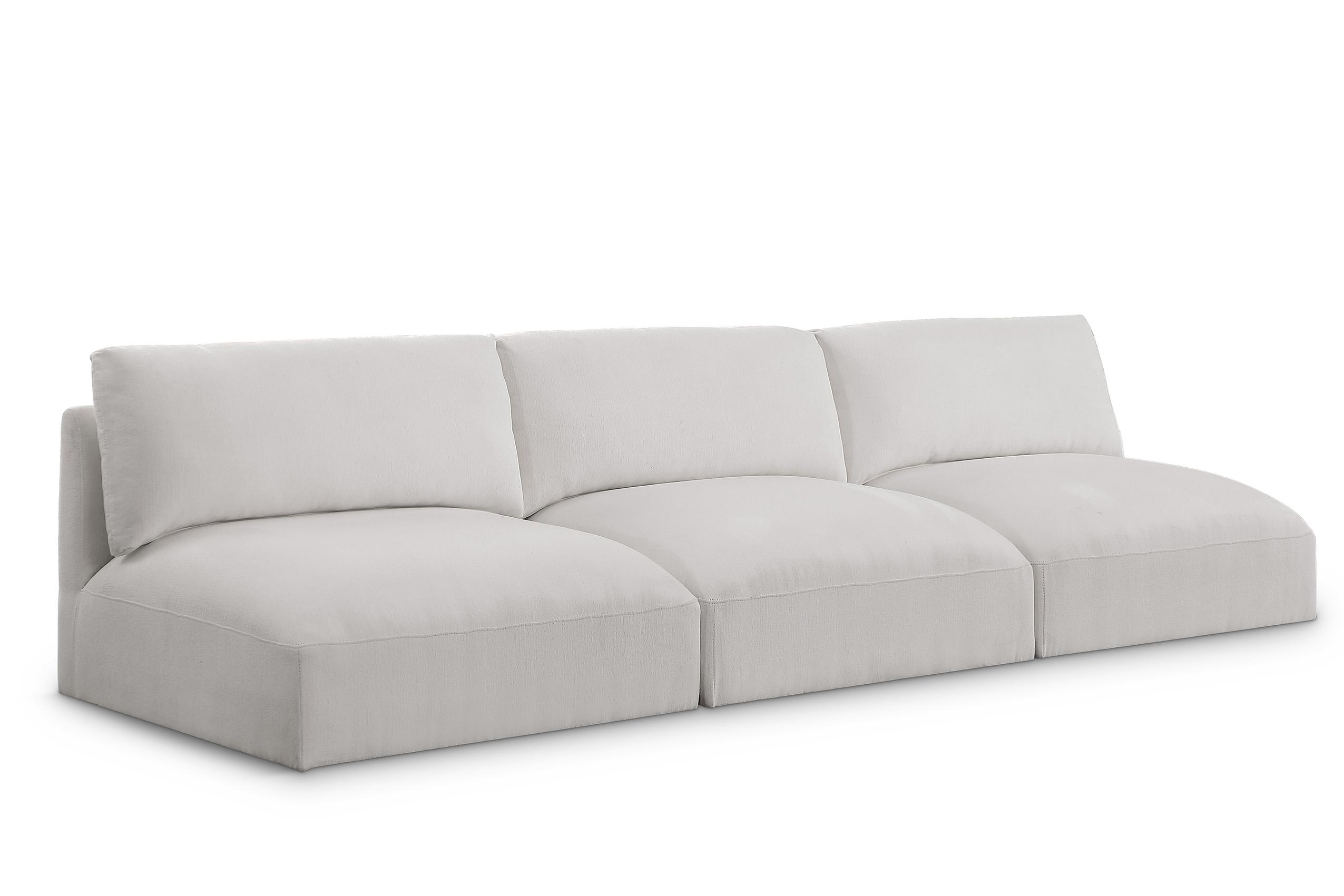 Contemporary, Modern Modular Sofa EASE 696Cream-S114A 696Cream-S114A in Cream Fabric