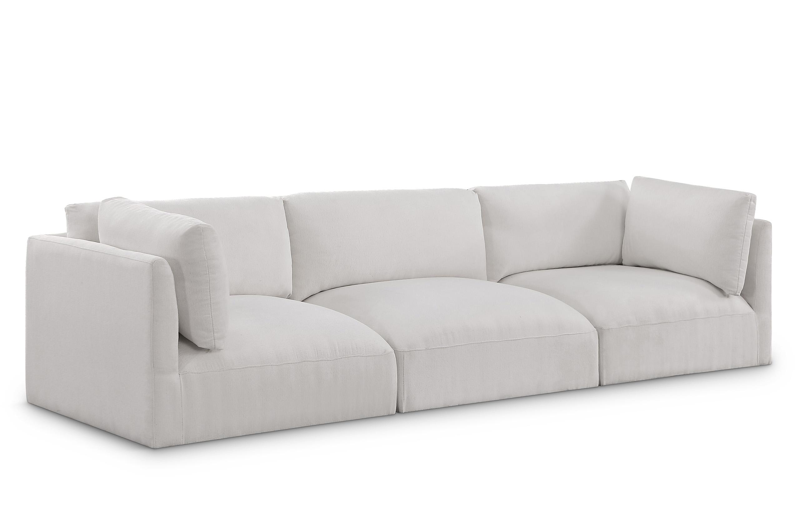 Contemporary, Modern Modular Sofa EASE 696Cream-S114B 696Cream-S114B in Cream Fabric