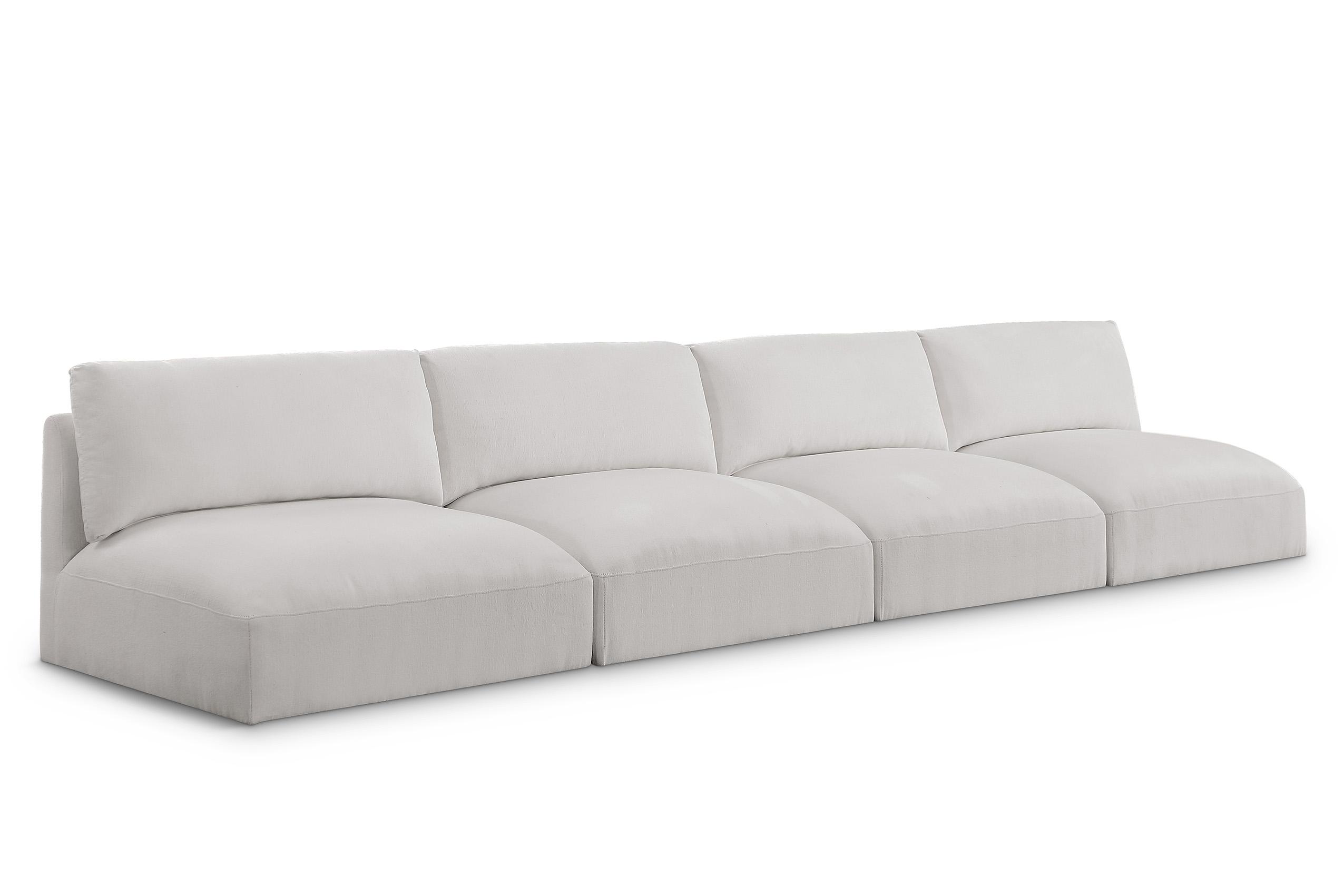 

    
Plush Cream Fabric Modular Sofa EASE 696Cream-S152A Meridian Modern Contemporary
