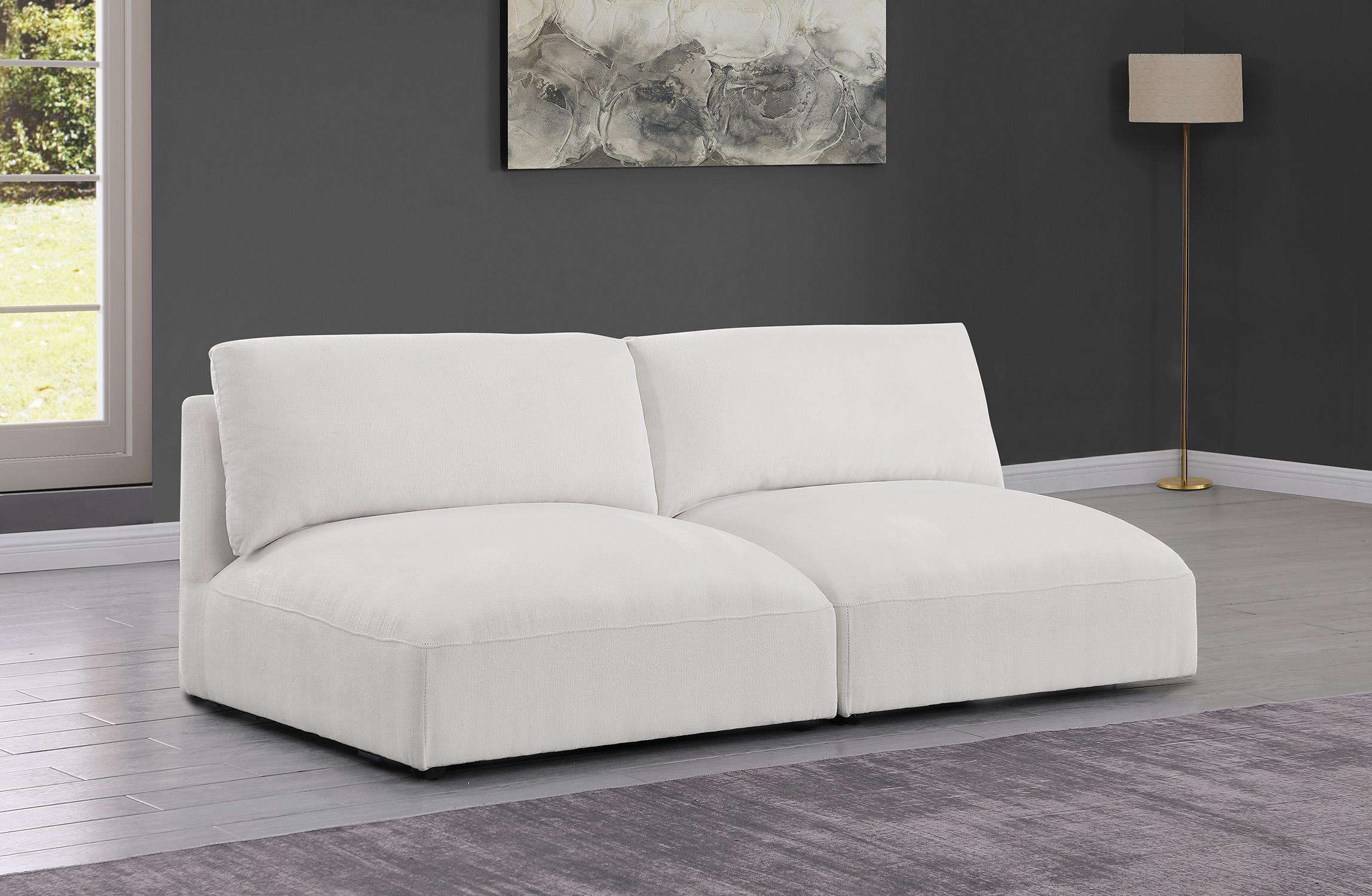 

    
Plush Cream Fabric Modular Sofa EASE 696Cream-S76A Meridian Modern Contemporary
