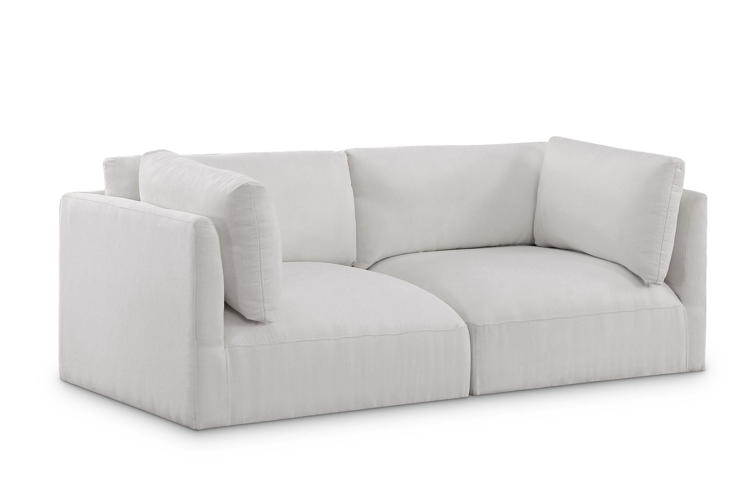Contemporary, Modern Modular Sofa EASE 696Cream-S76B 696Cream-S76B in Cream Fabric