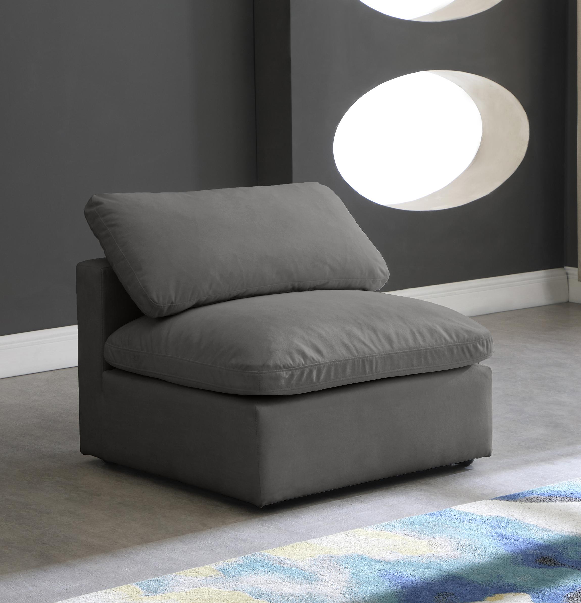 

    
Meridian Furniture 602Grey-Armless Oversized Chair Gray 602Grey-Armless
