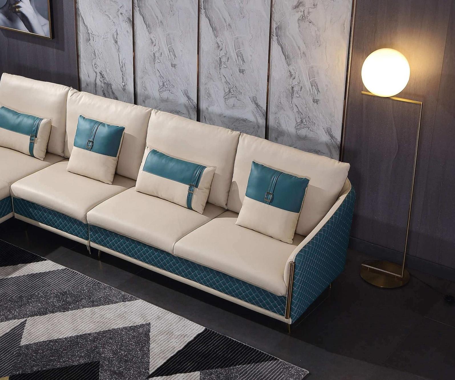 

                    
EUROPEAN FURNITURE ICARO 4 Seater Sectional Sofa Off-White/Blue Italian Leather Purchase 
