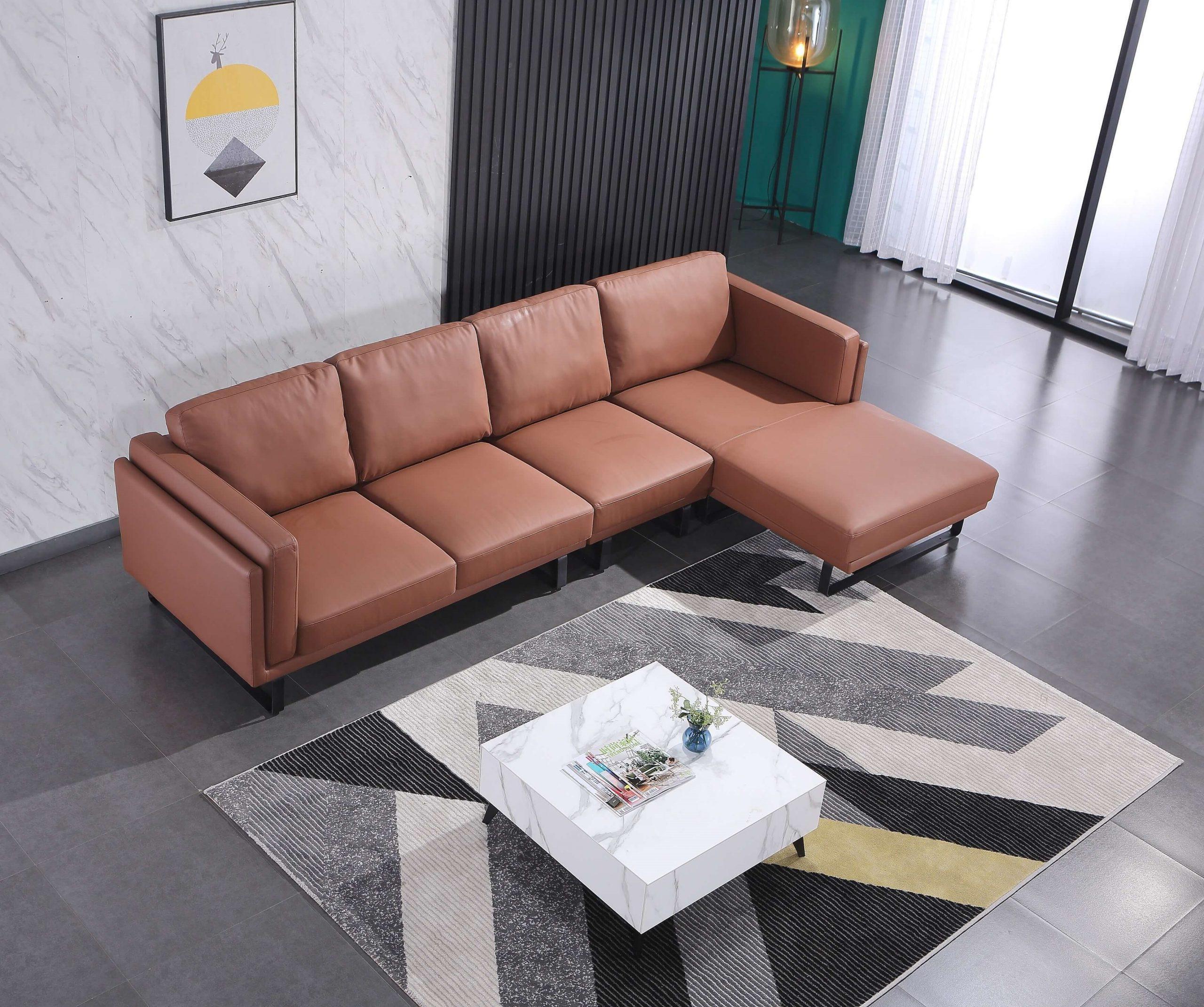 

                    
EUROPEAN FURNITURE FIDELIO 4 Seater Sectional Sofa Brown Italian Leather Purchase 
