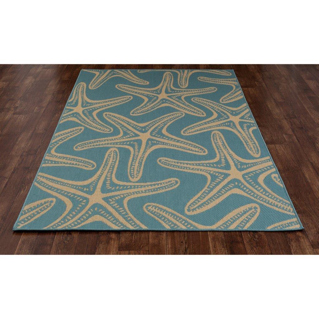 

    
Art Carpet Prosser Starfish Indoor/Outdoor Area Rug Blue OJSISO000481
