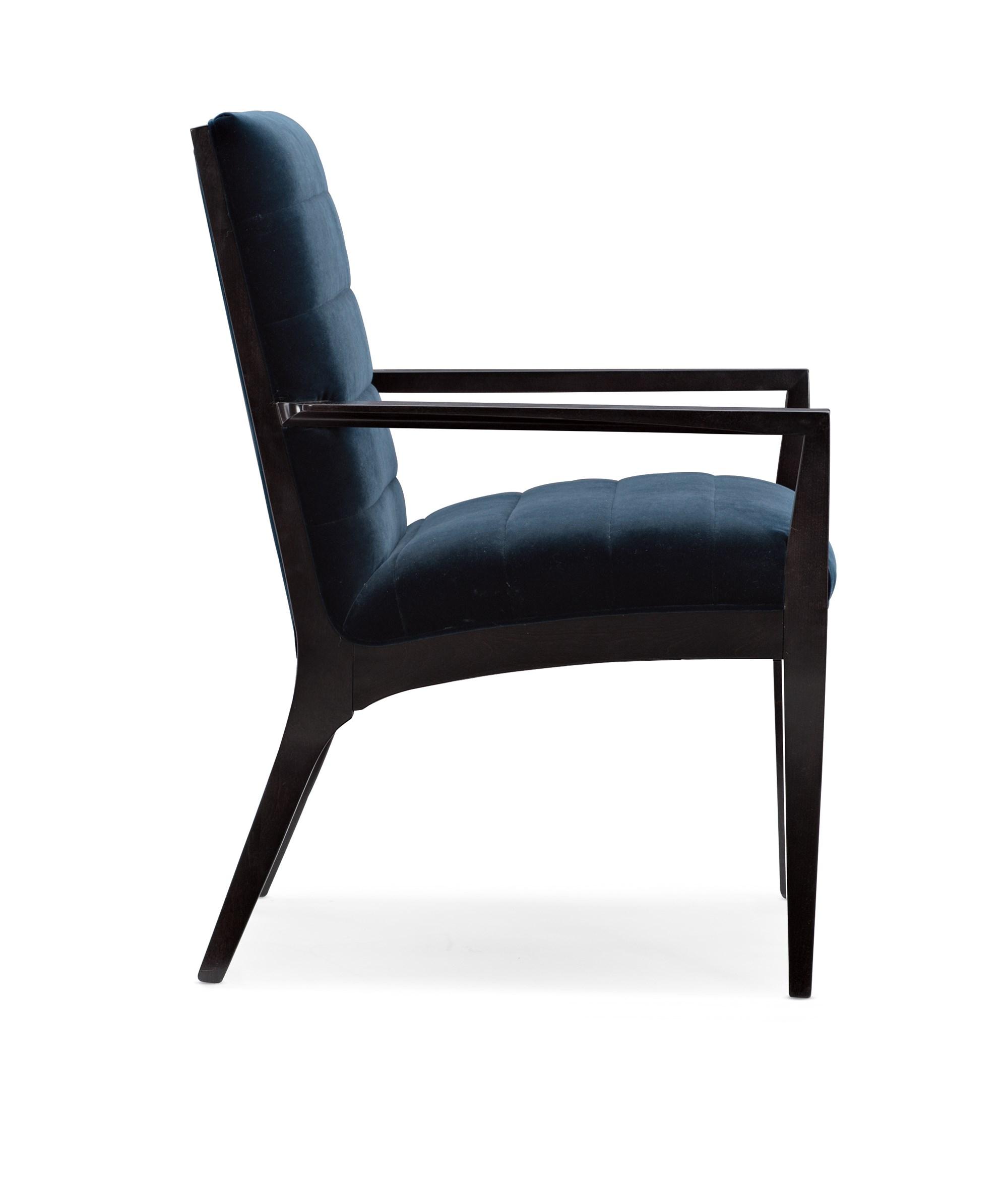 

        
Caracole EDGE ARM CHAIR Arm Chairs Prussian blue/Black Fabric 662896030808
