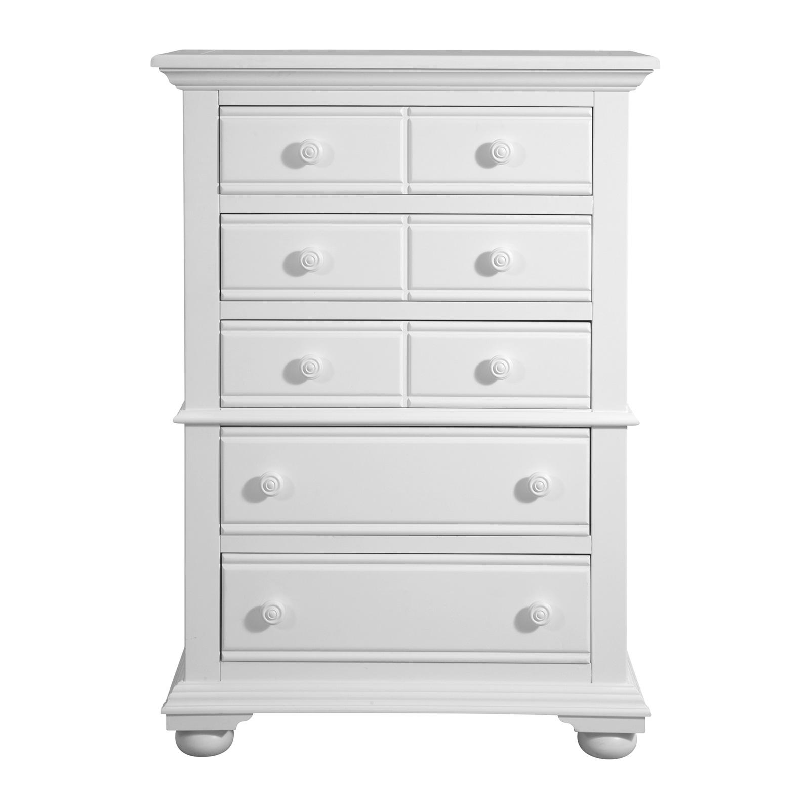 

    
Pure White 5 Drawer Chest 6510-150 COTTAGE Traditions American Woodcrafters
