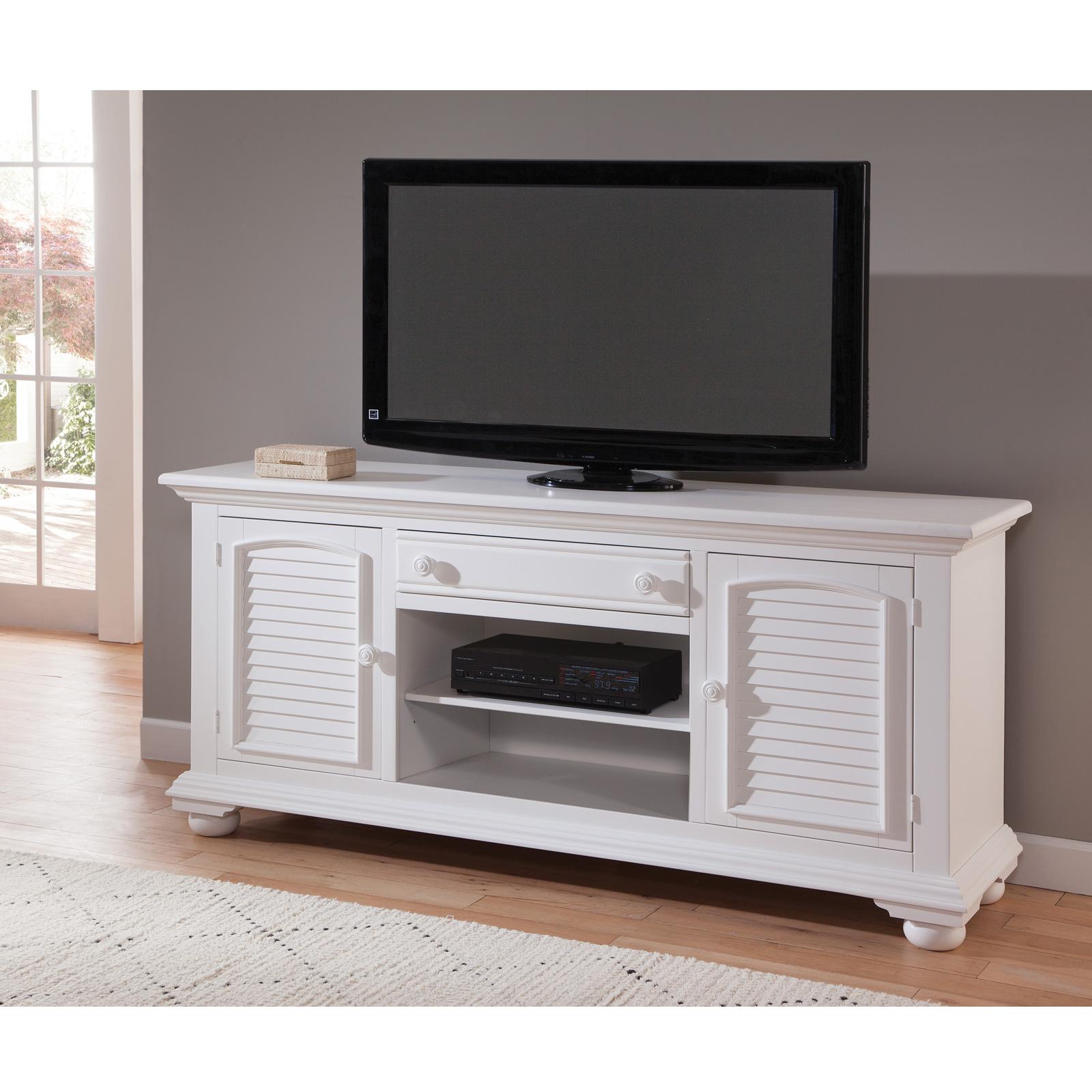 

    
Pure White 72" TV Console 6510-217 COTTAGE Traditions American Woodcrafters

